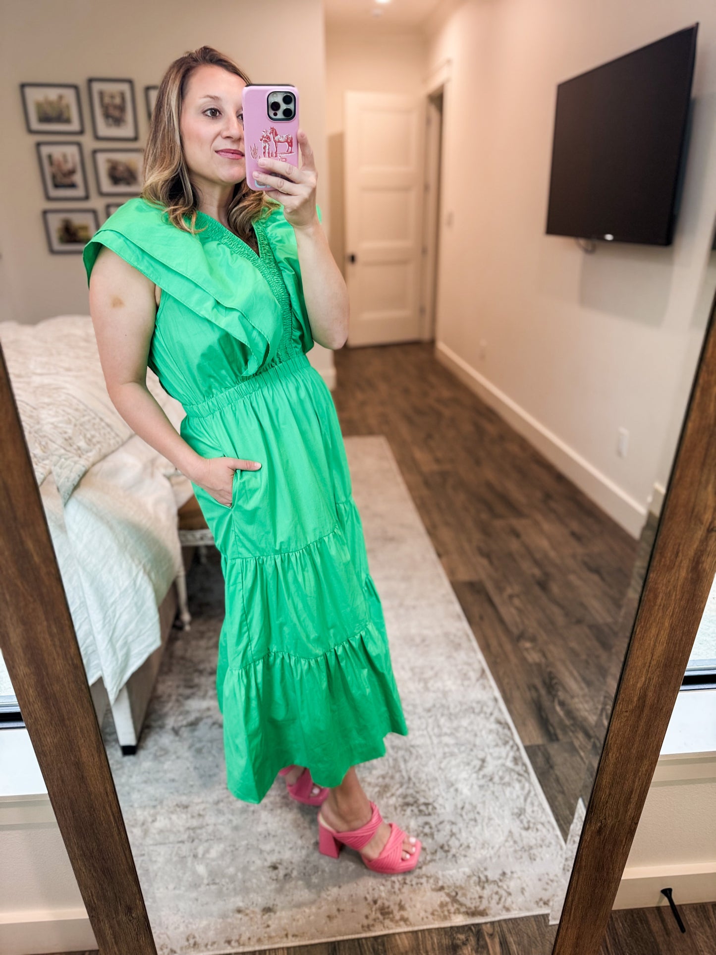 Sunday Picnic Midi Dress