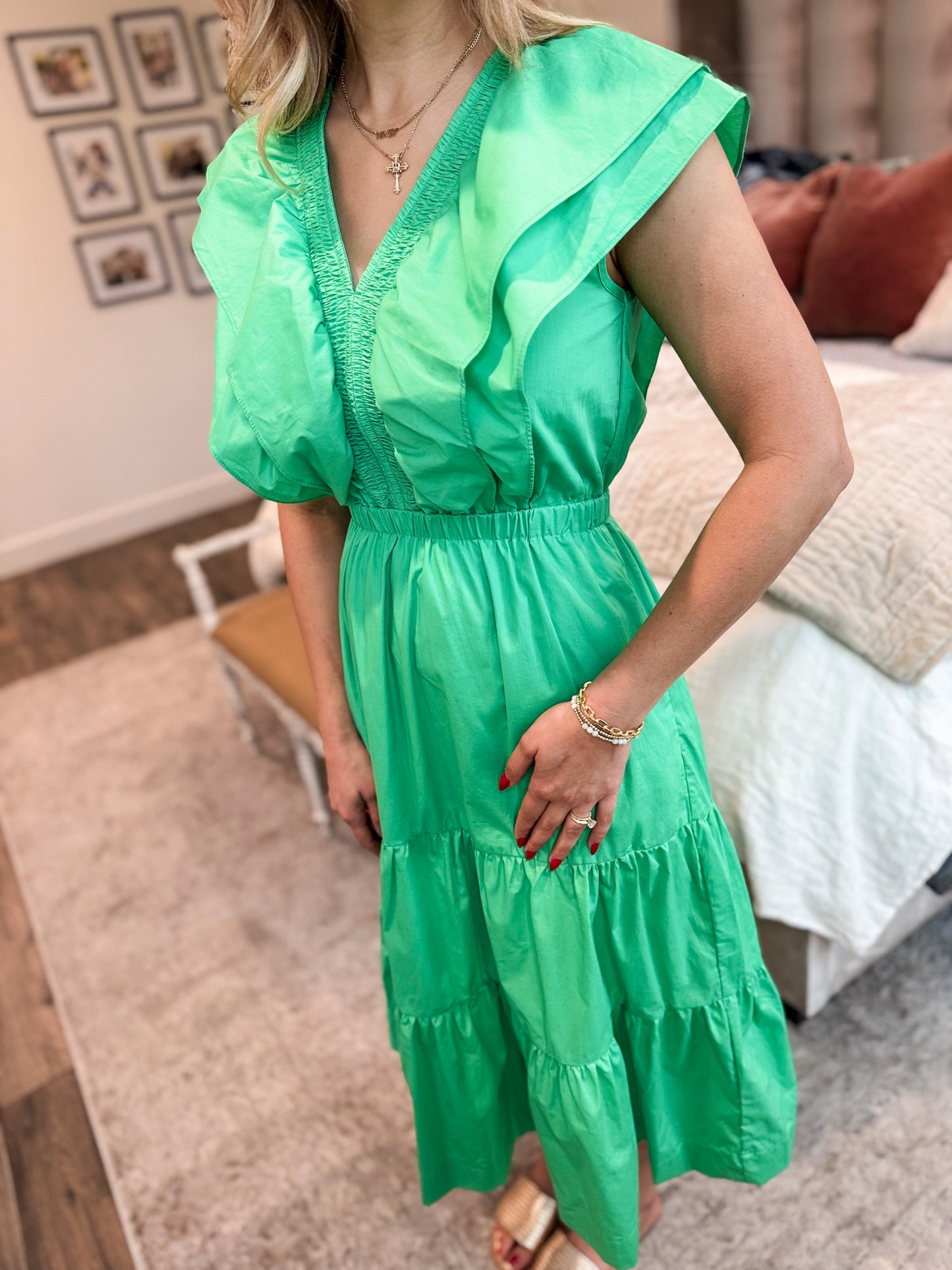 Sunday Picnic Midi Dress