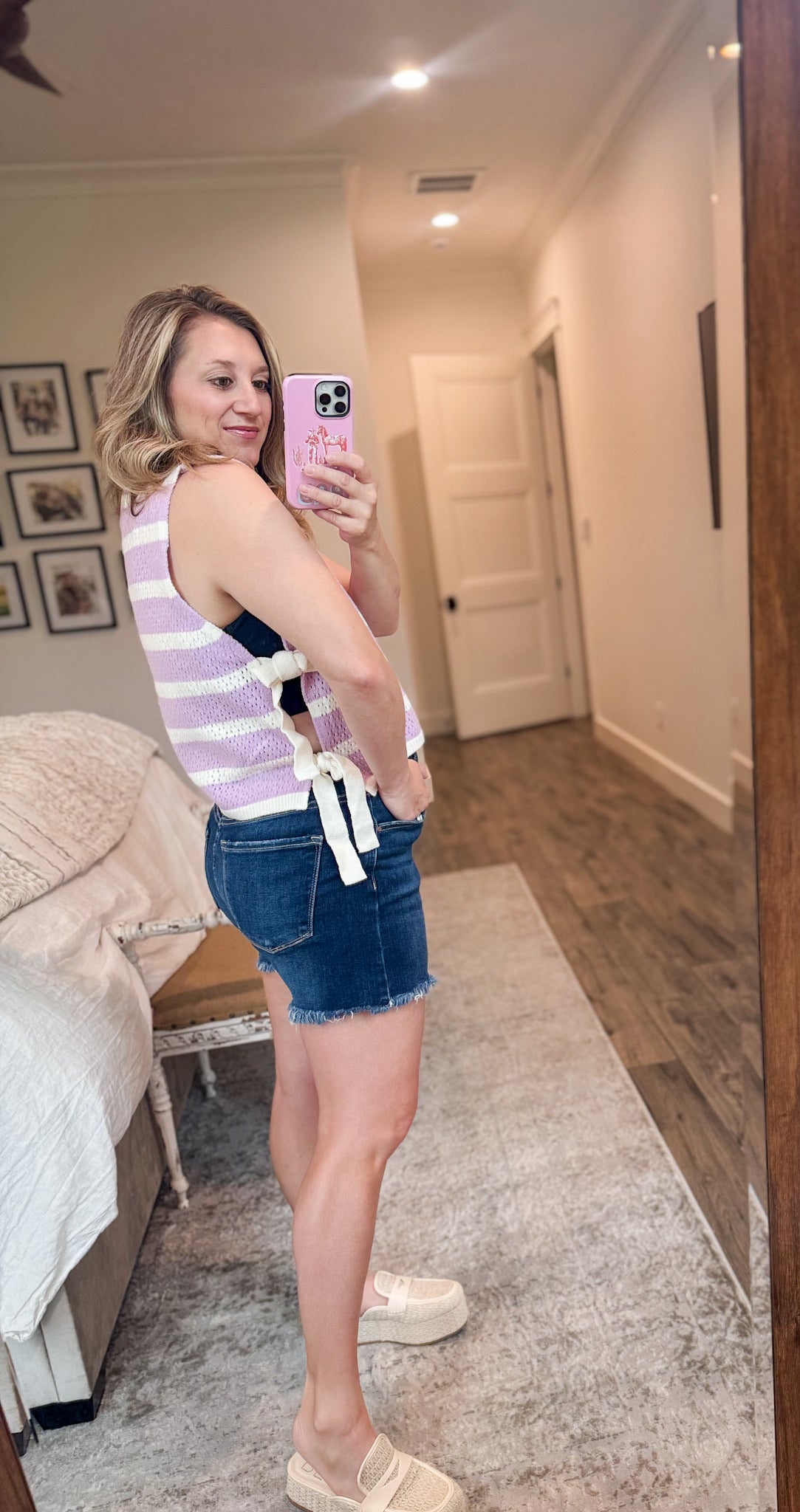 Lady Lavender Tie Vest