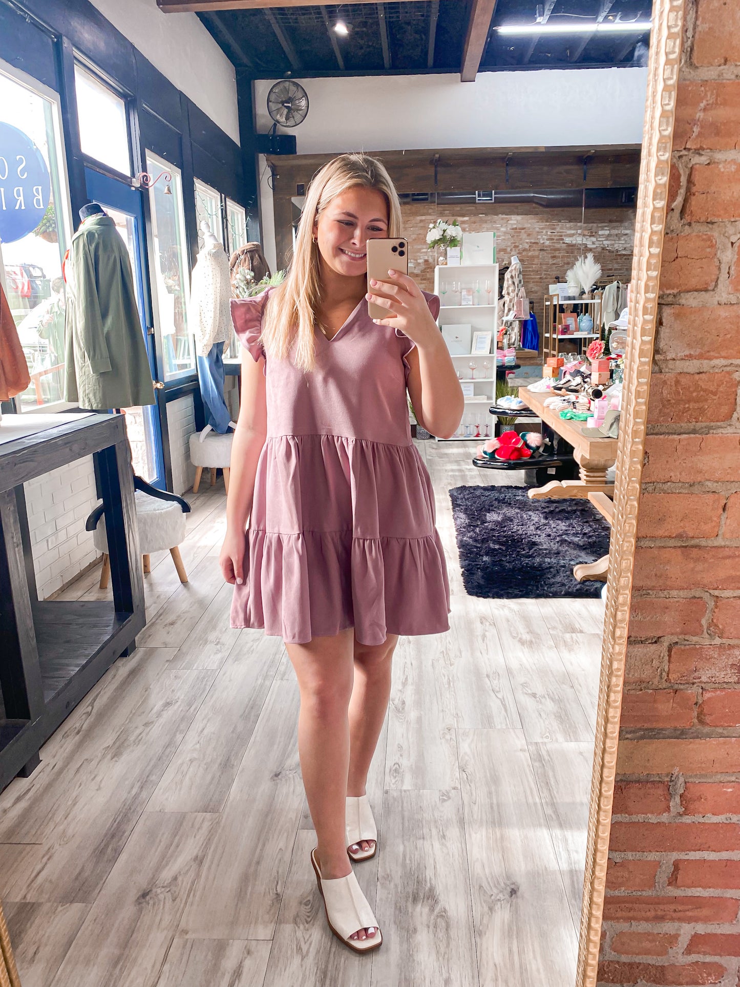 Mauve On Over Dress