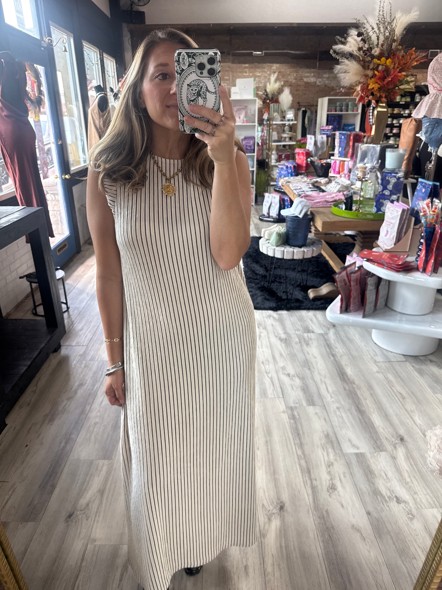 Striped Dreams Maxi Dress