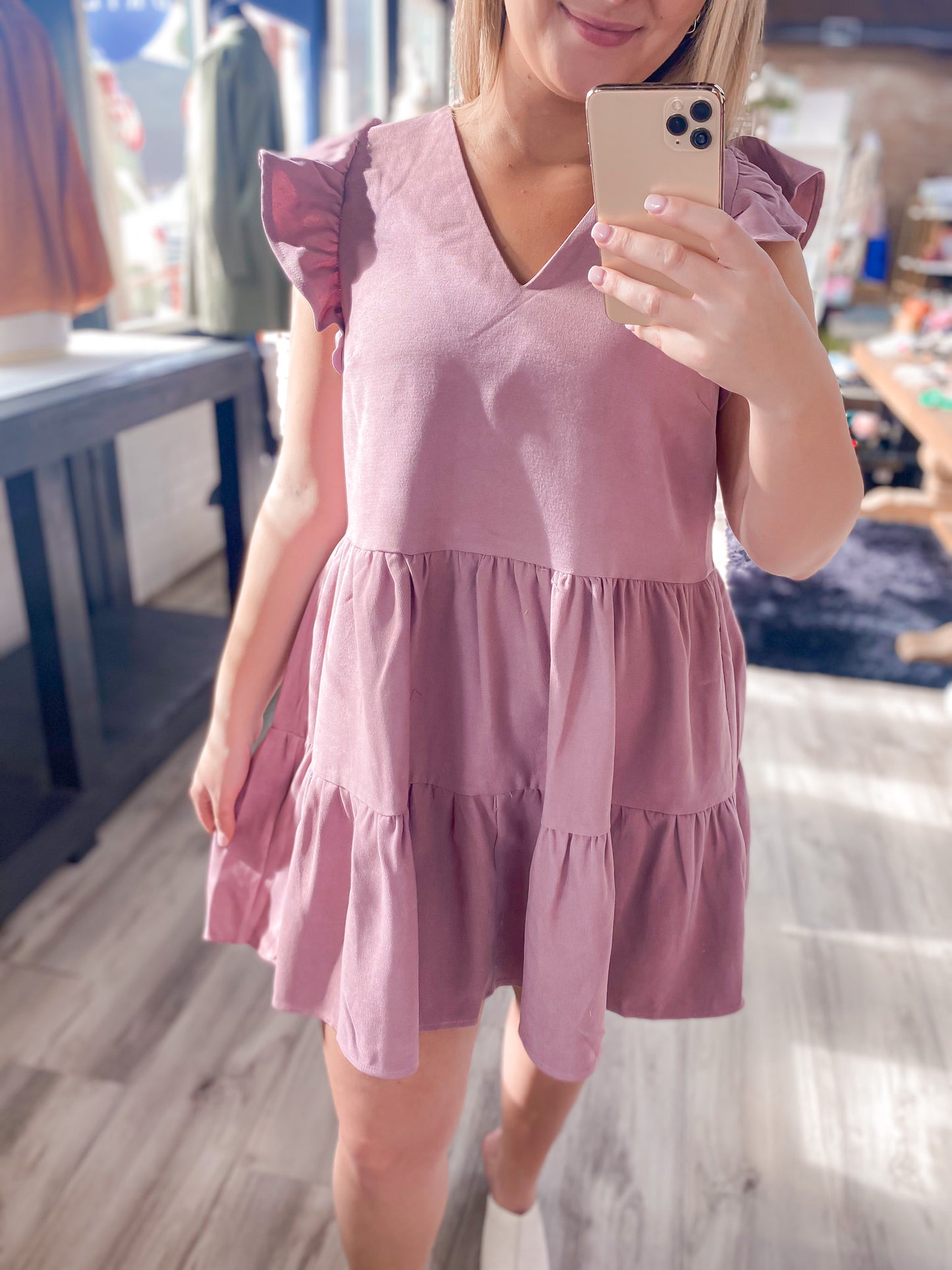 Mauve On Over Dress