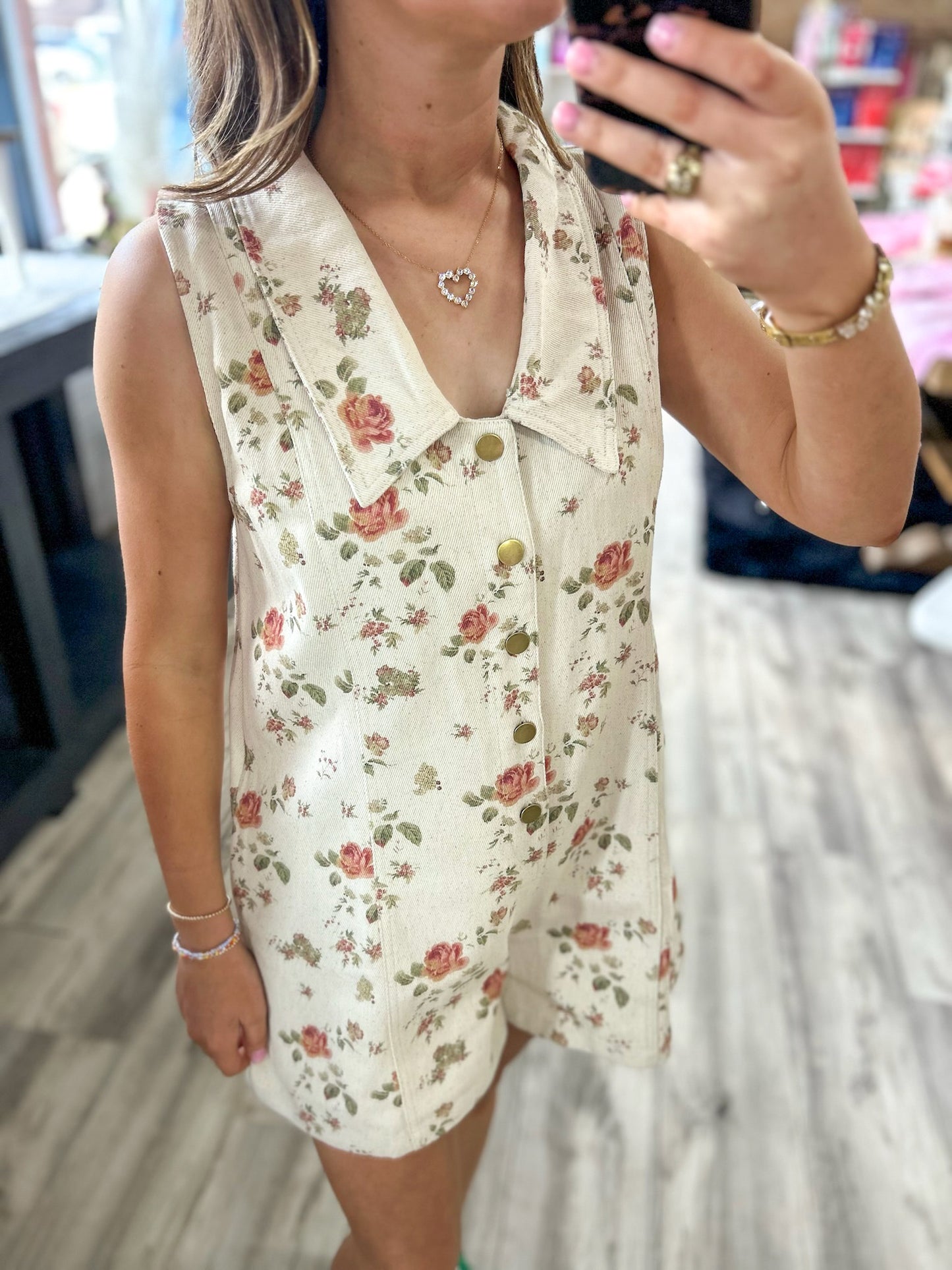 Magnolia Girl Romper