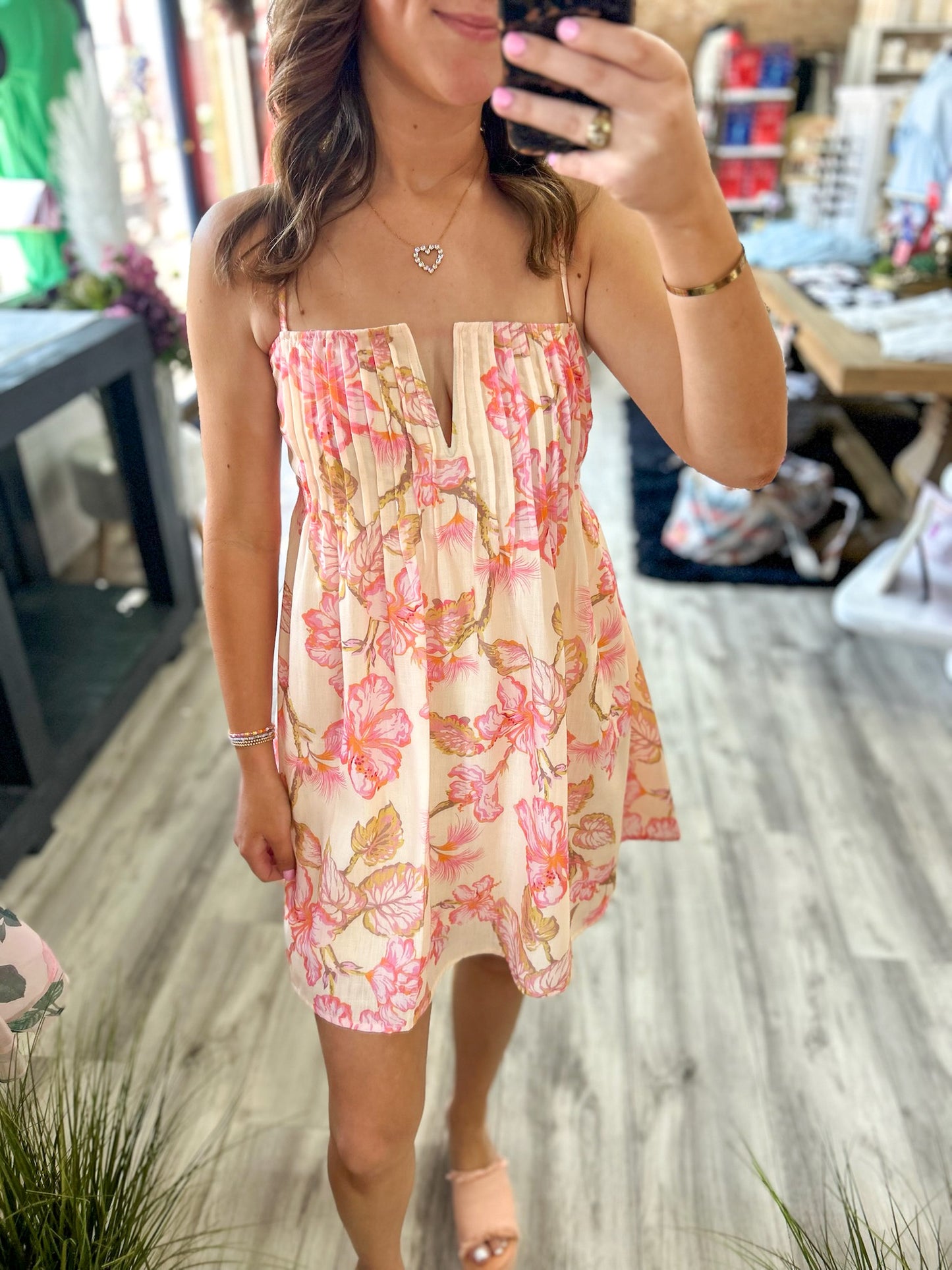 Hawaiian Tropic Mini Dress