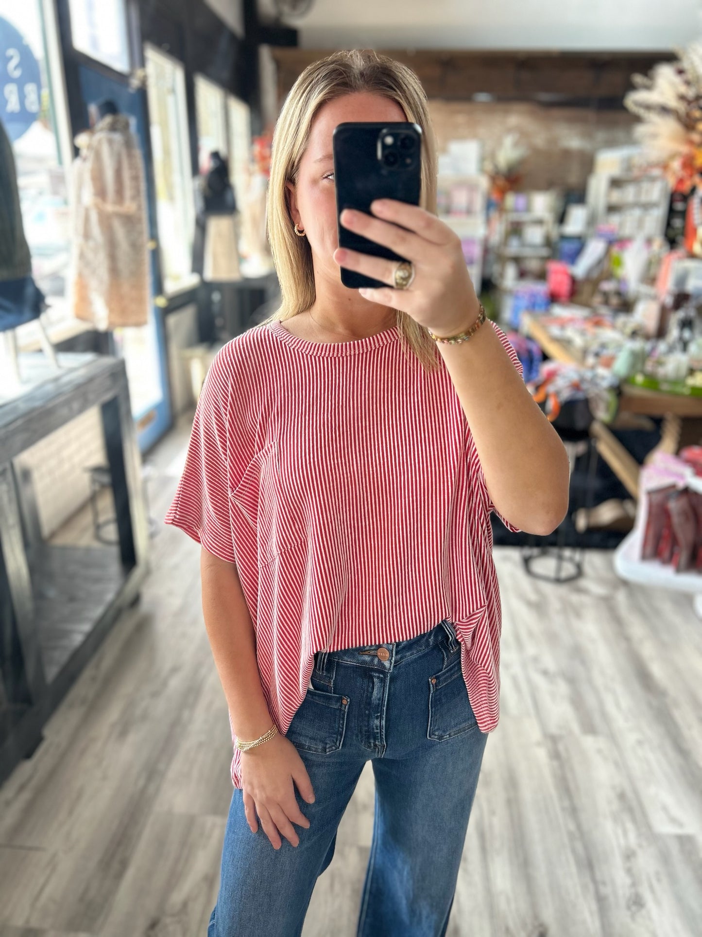 Corded Crop Tee