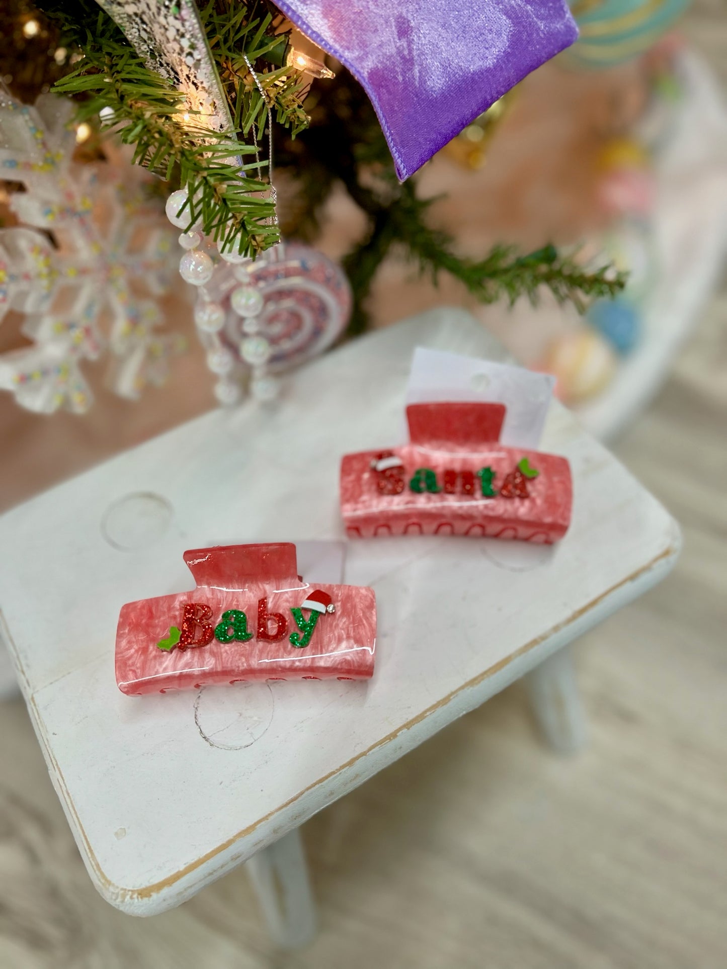 Santa Baby Clawclip