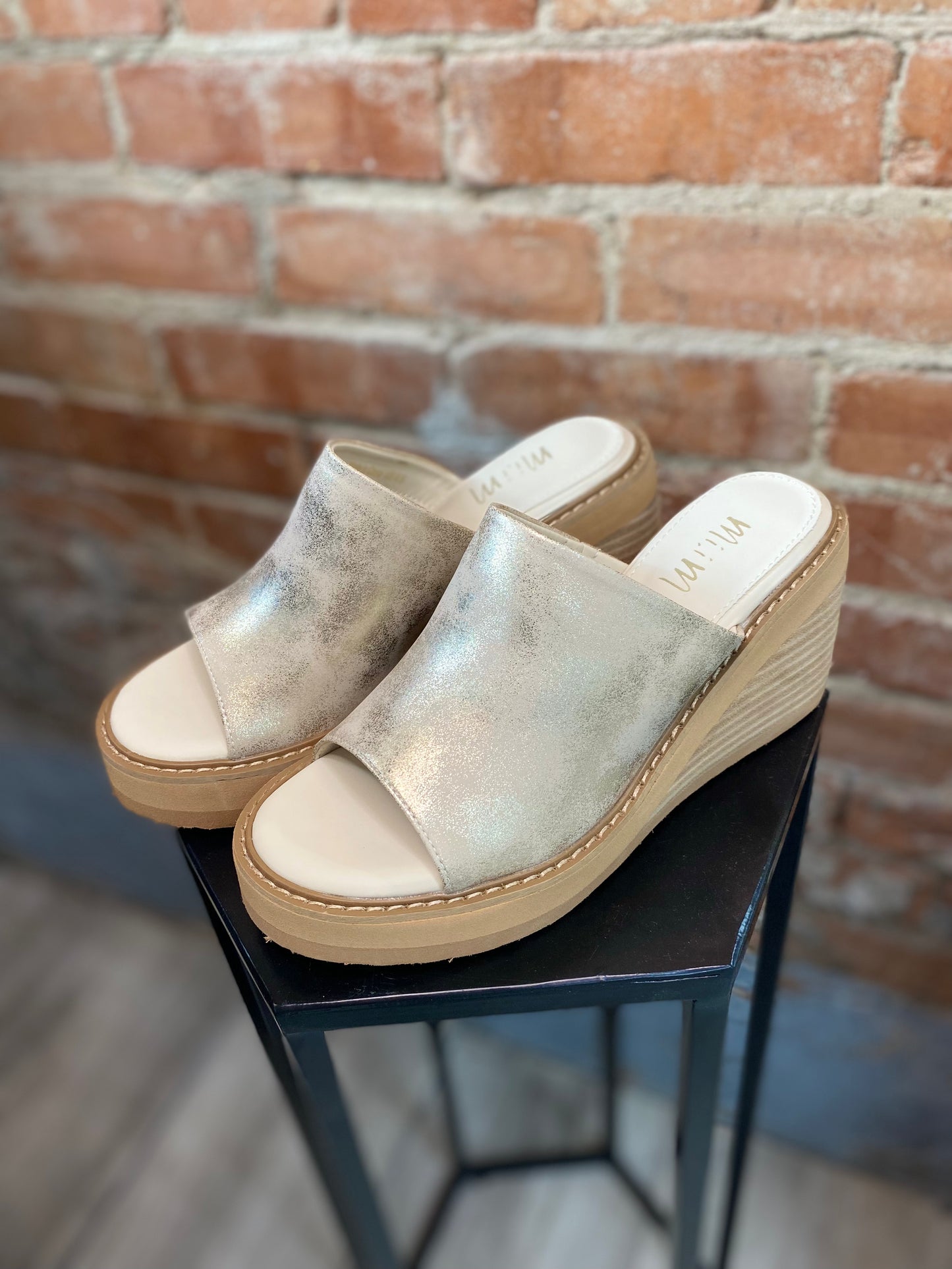 Judy Gold Wedge