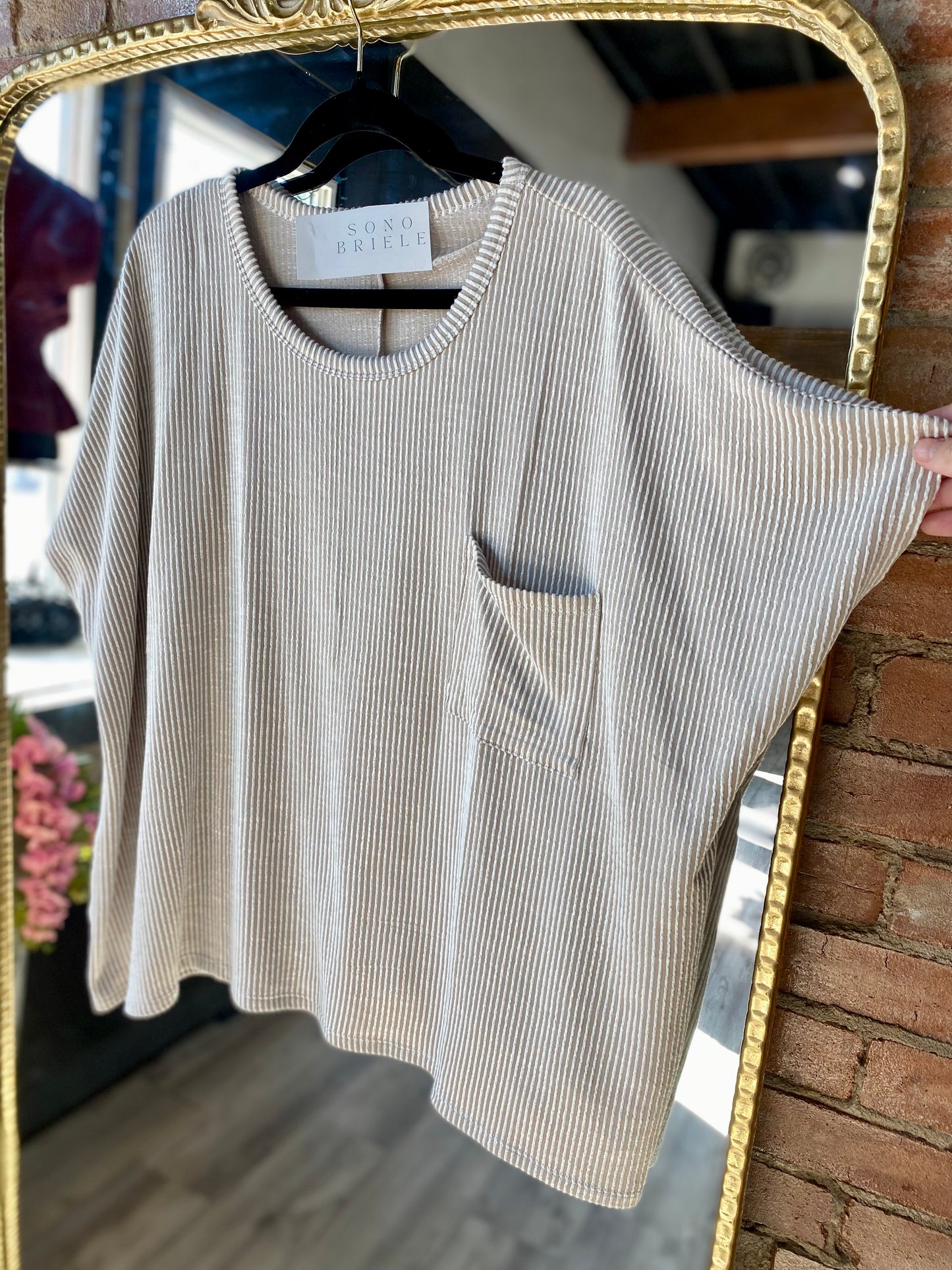 Corded Crop Tee