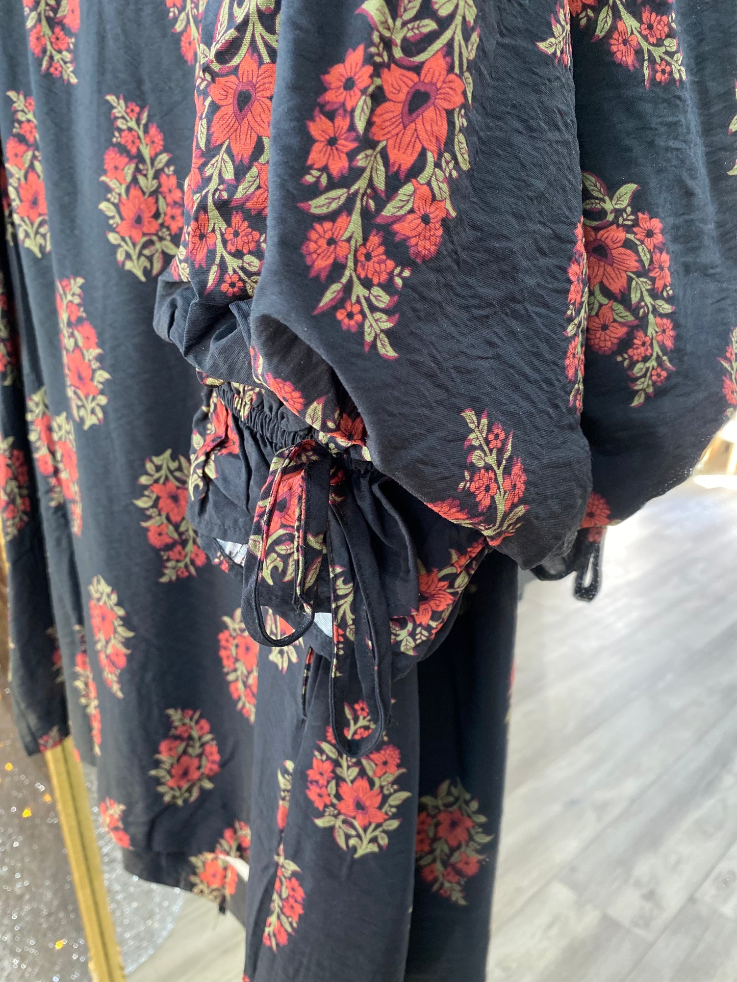 Midnight Floral Dress (plus size)