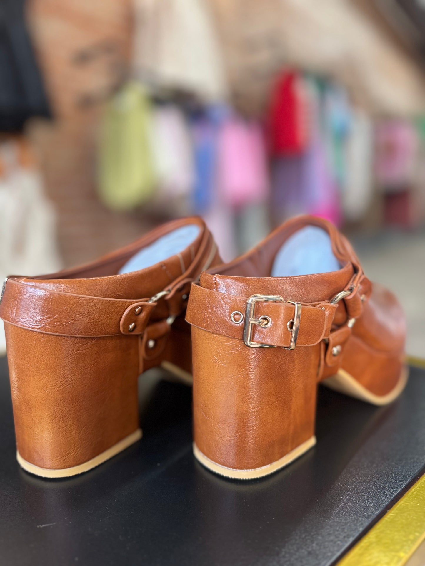 Sawyer Cognac Clog