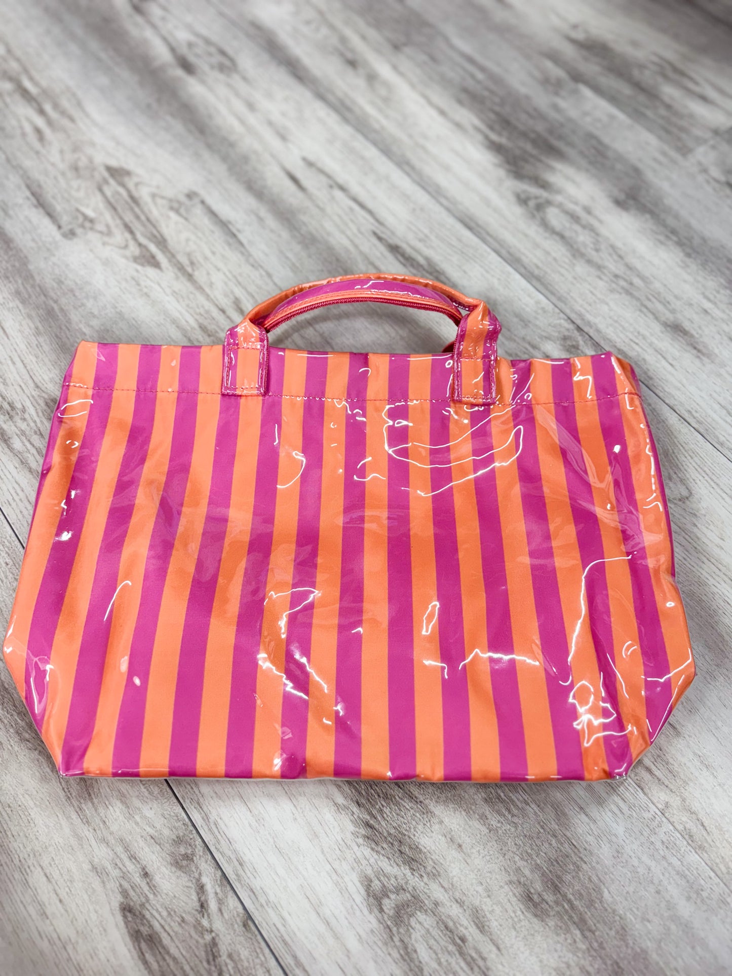 Beach Bum Striped Tote Bags