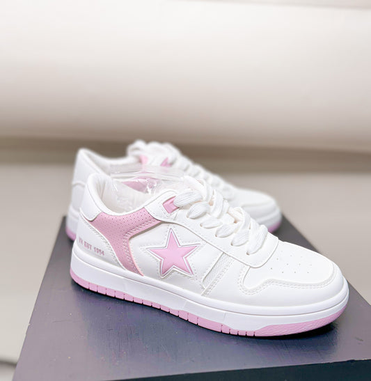 Pink Star Low Top Sneaker