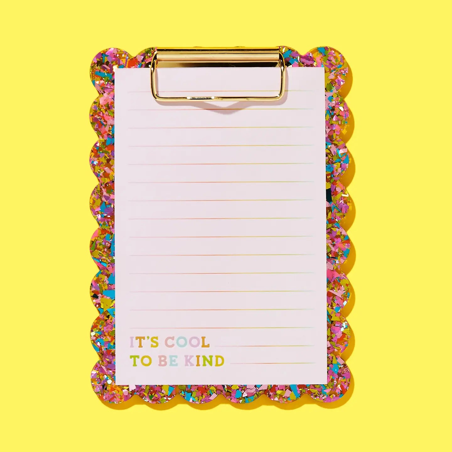 Happy Confetti Mini Clipboard & Notepad