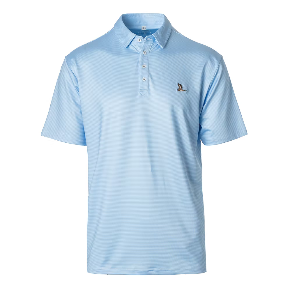 Men's Striped Roost Mallard Polo