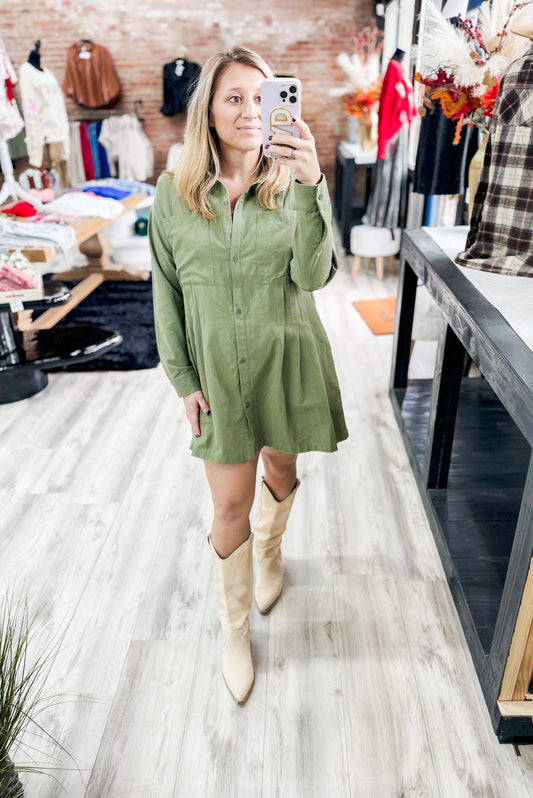 Olivia Button Down Dress