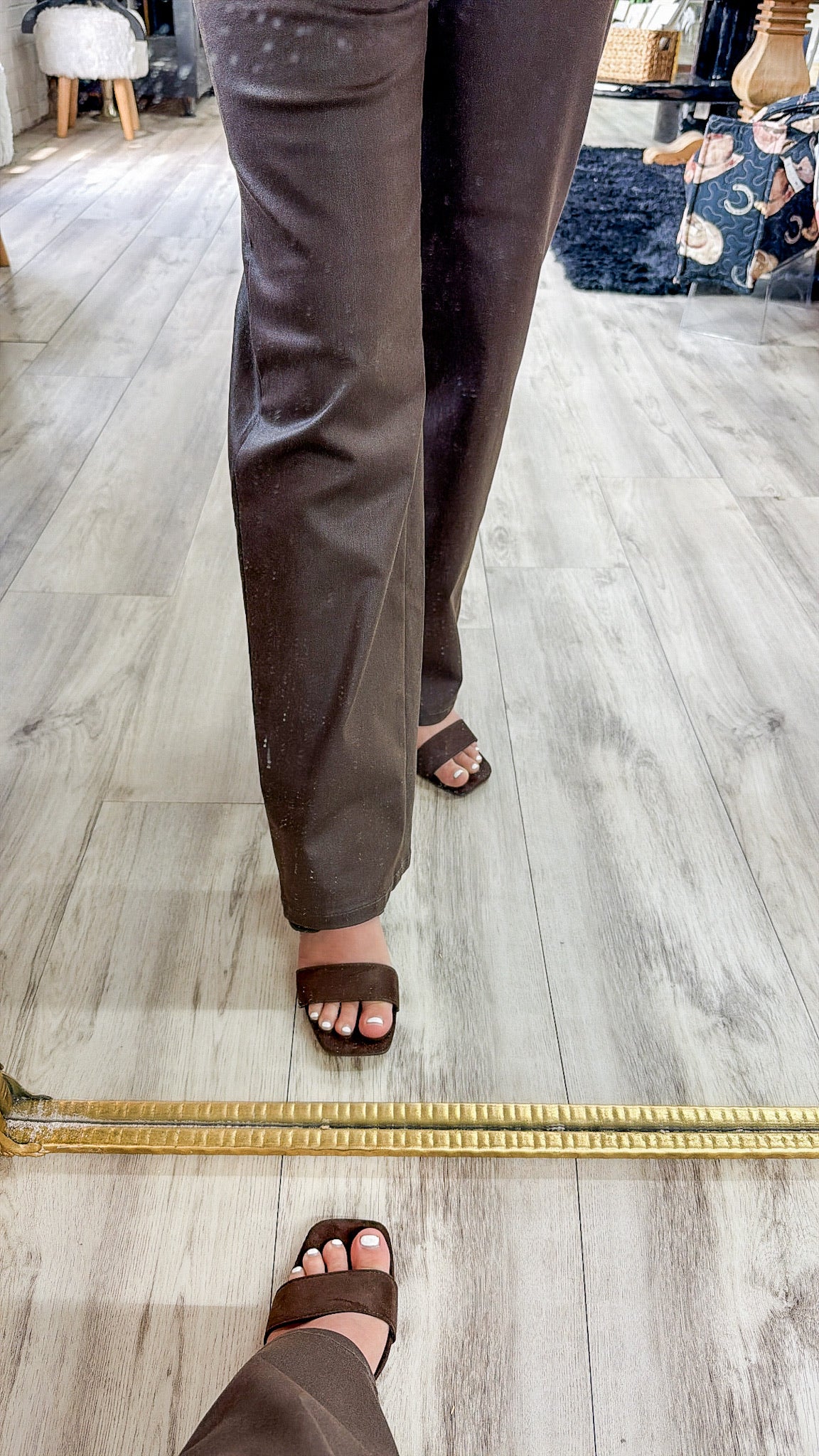 Espresso Straight Leg Jeans