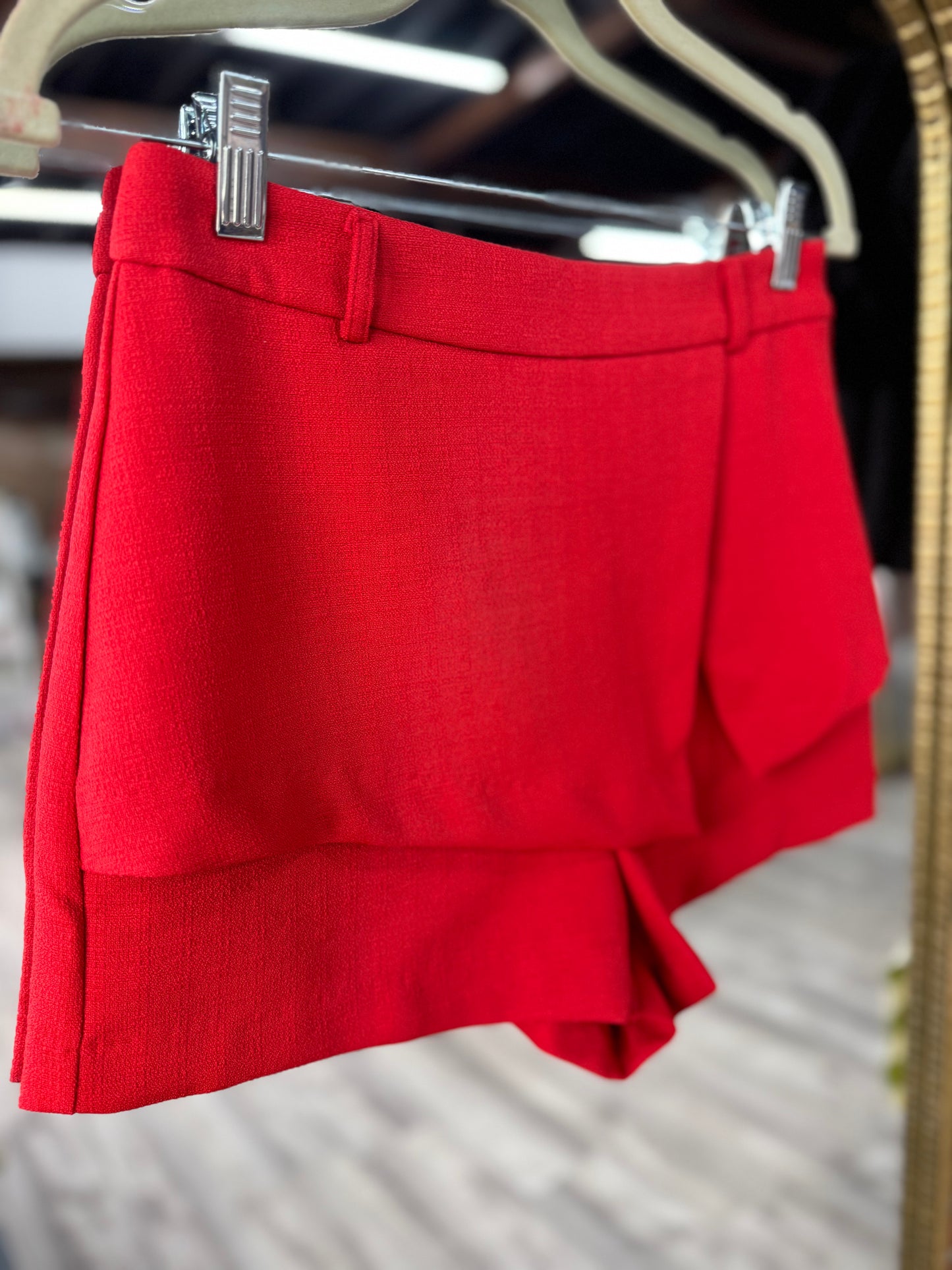 Lola Red Skort