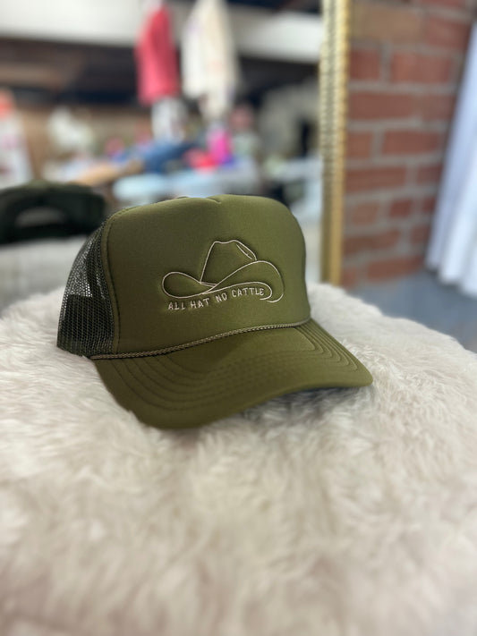 All Hat No Cattle Trucker Hat