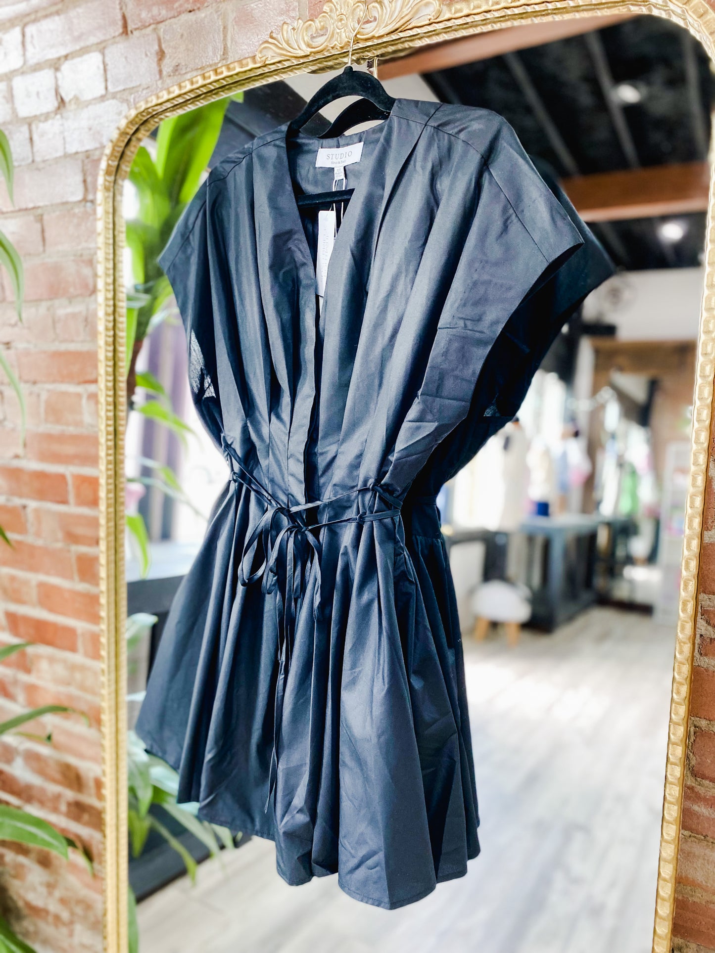 Black Roses Mini Dress