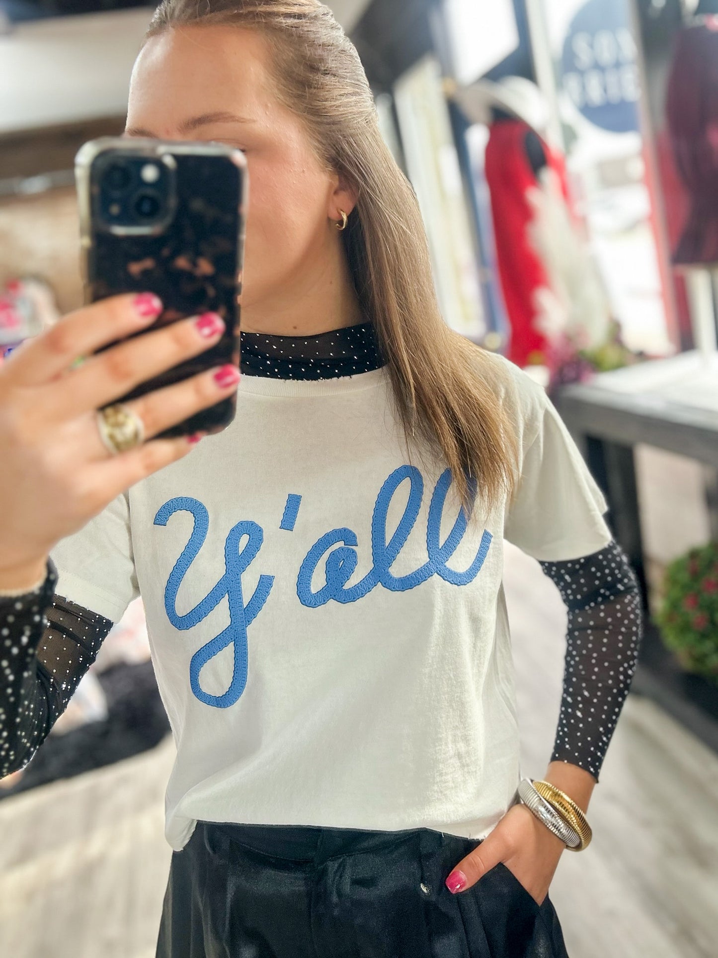 Y'ALL Crop Tee