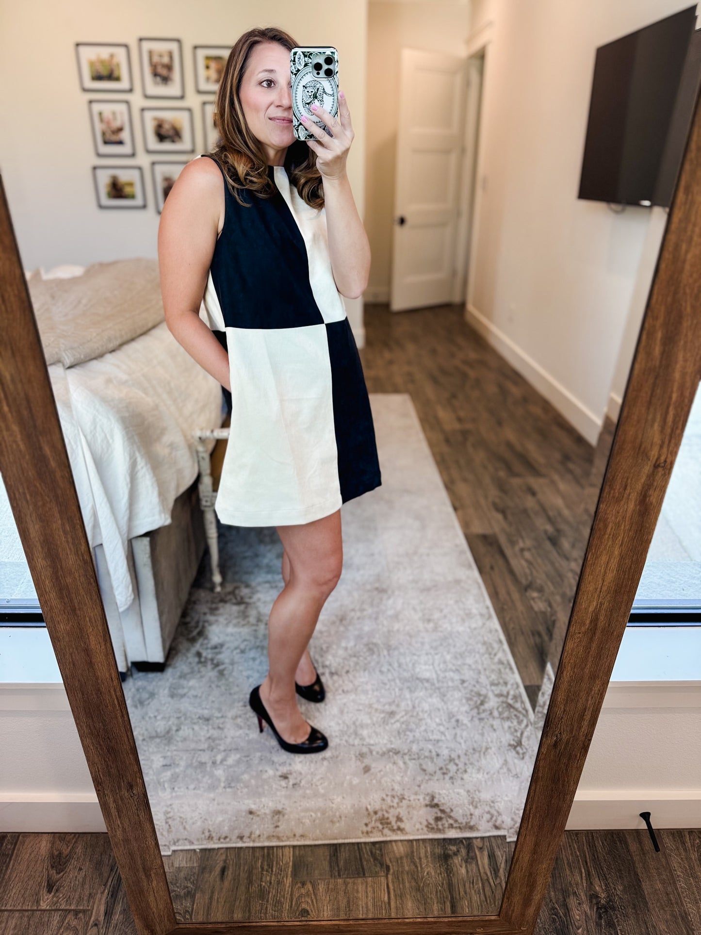 Miss McKenzie Suede Dress
