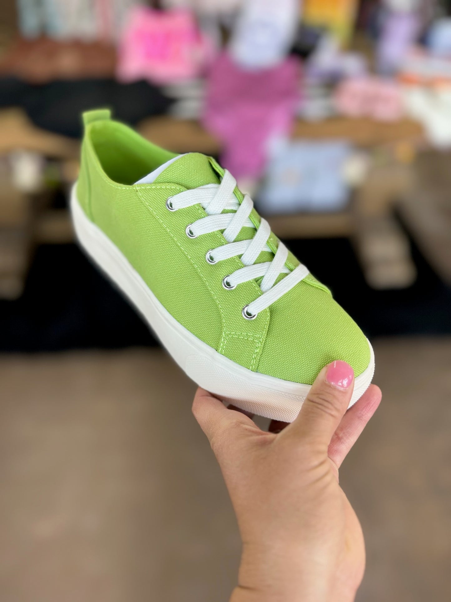 Lime Green Platform Shoe