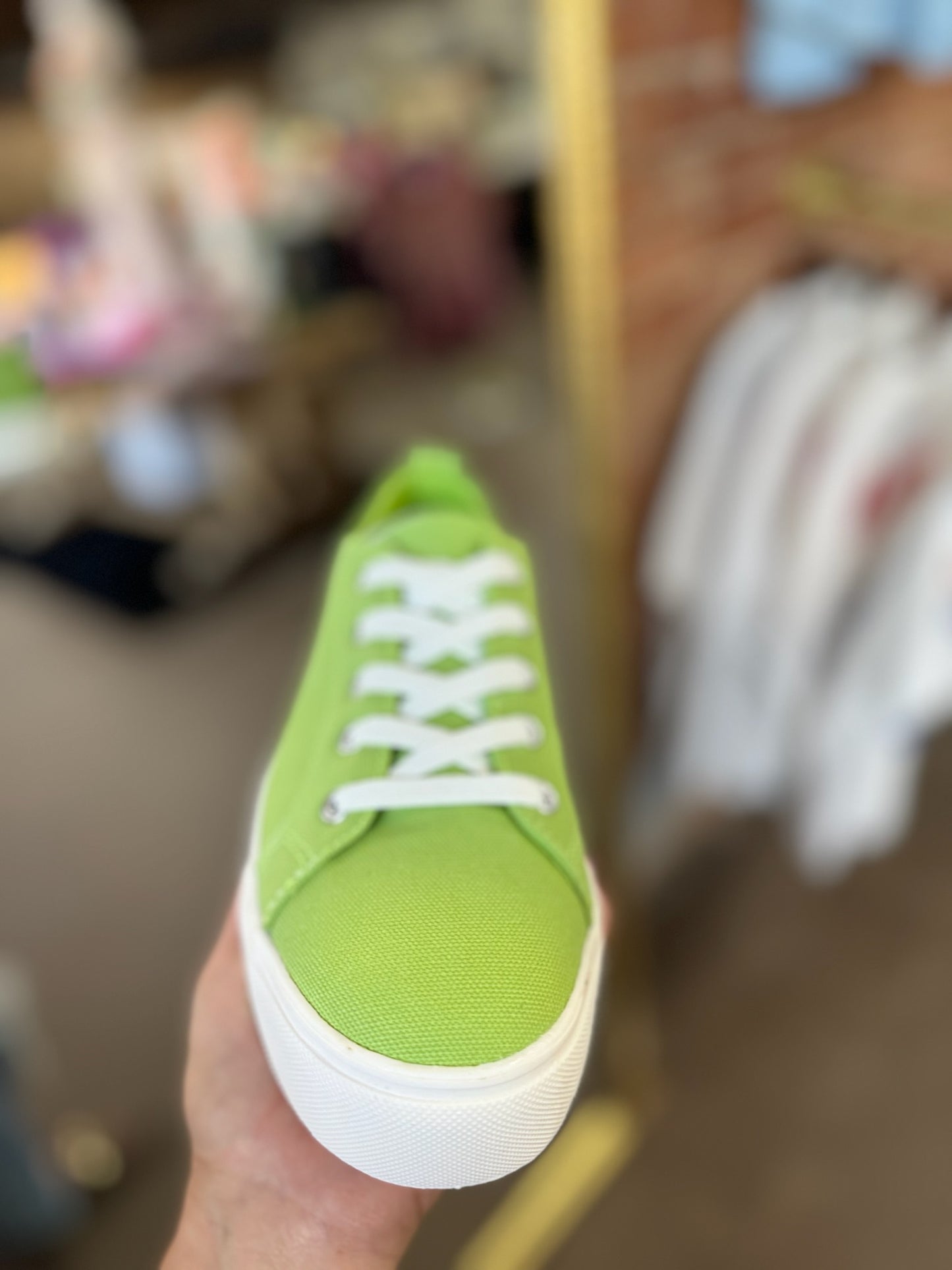 Lime Green Platform Shoe