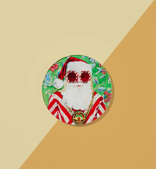 Swanky Santa Acrylic Coaster