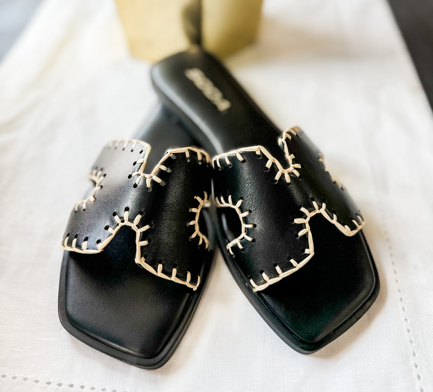 Black Finity Sandals