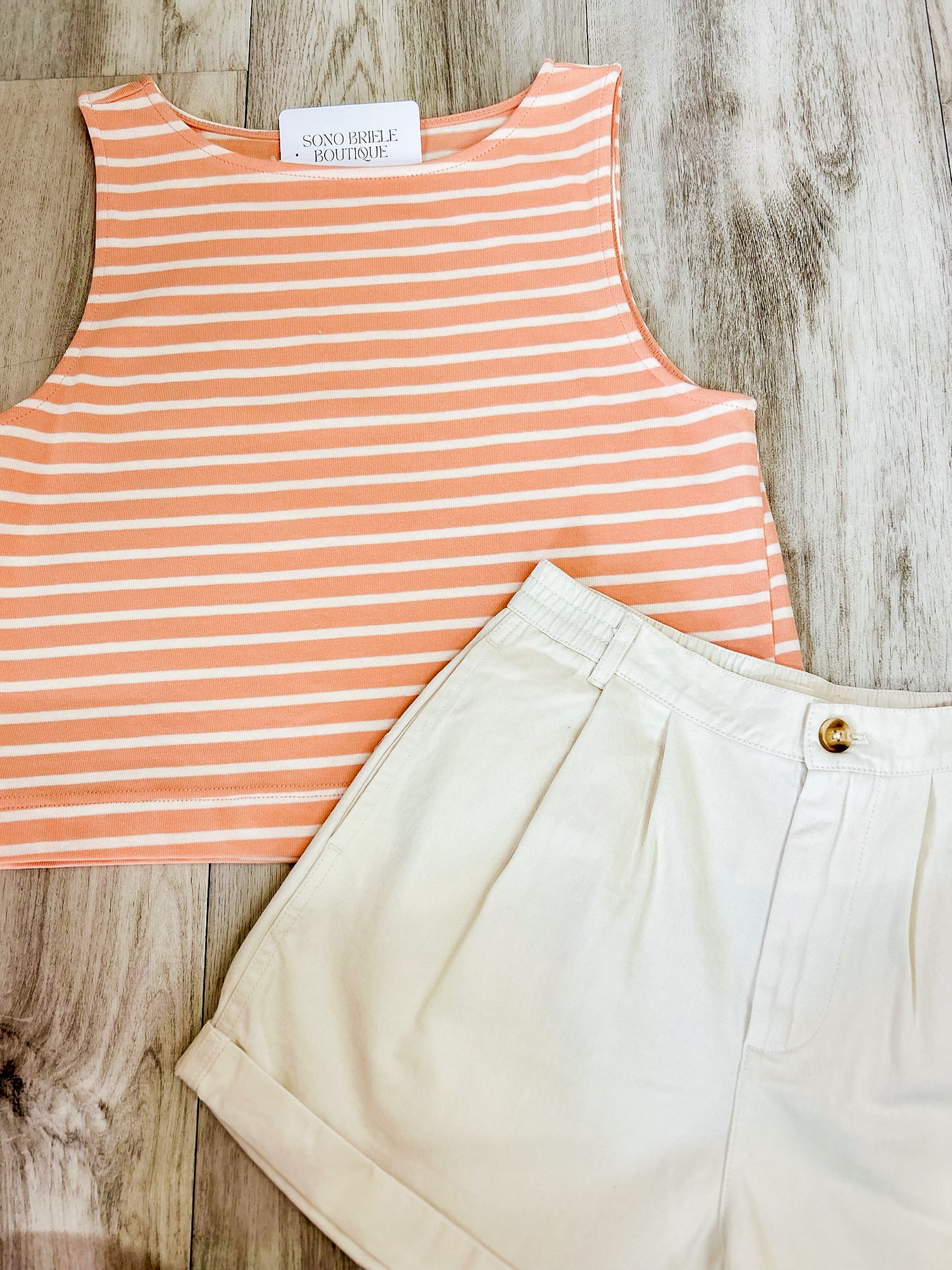 Creamsicle Striped Tank