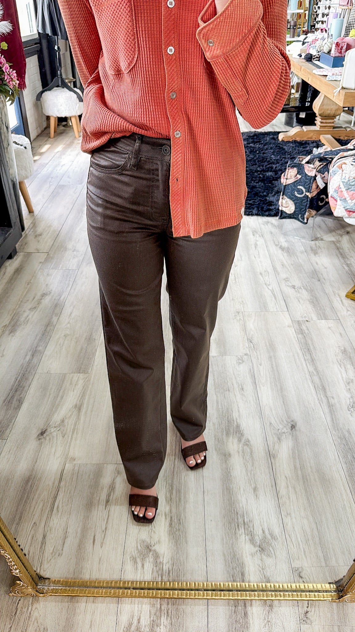 Espresso Straight Leg Jeans