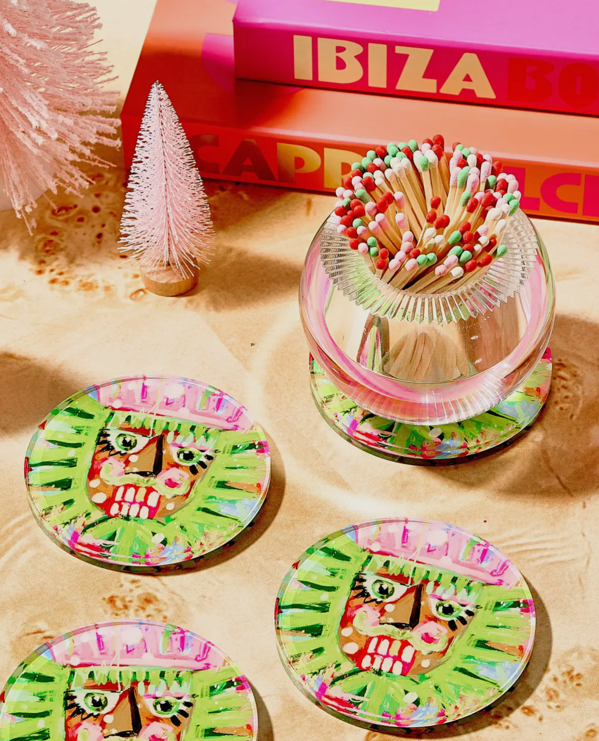 Nutcracker Acrylic Drink Coaster