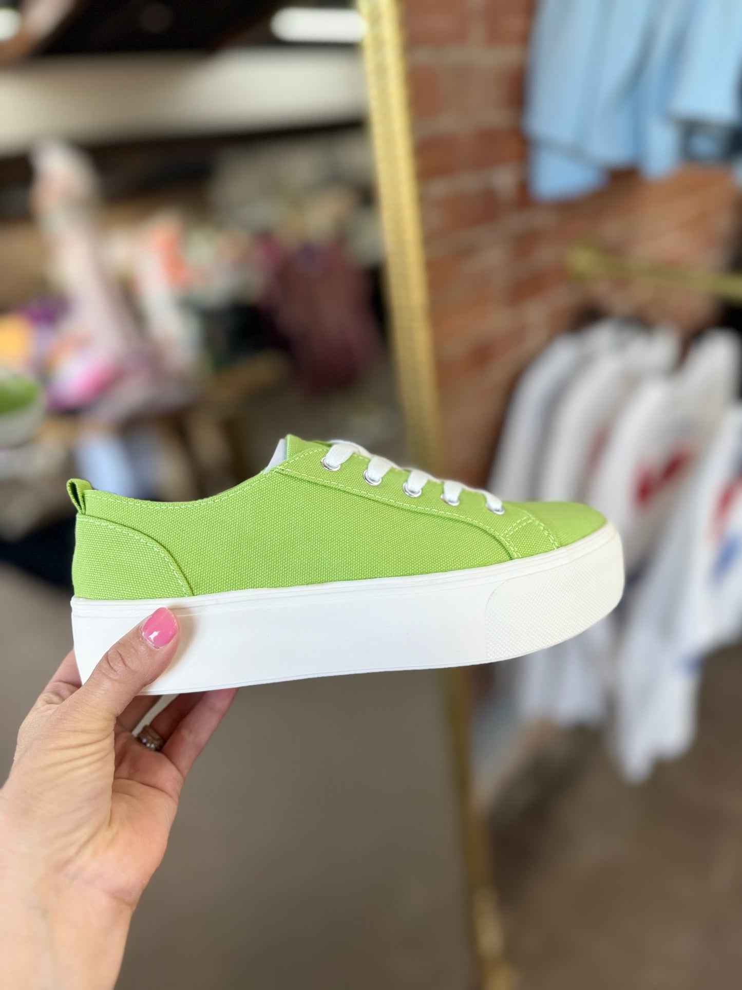 Lime Green Platform Shoe