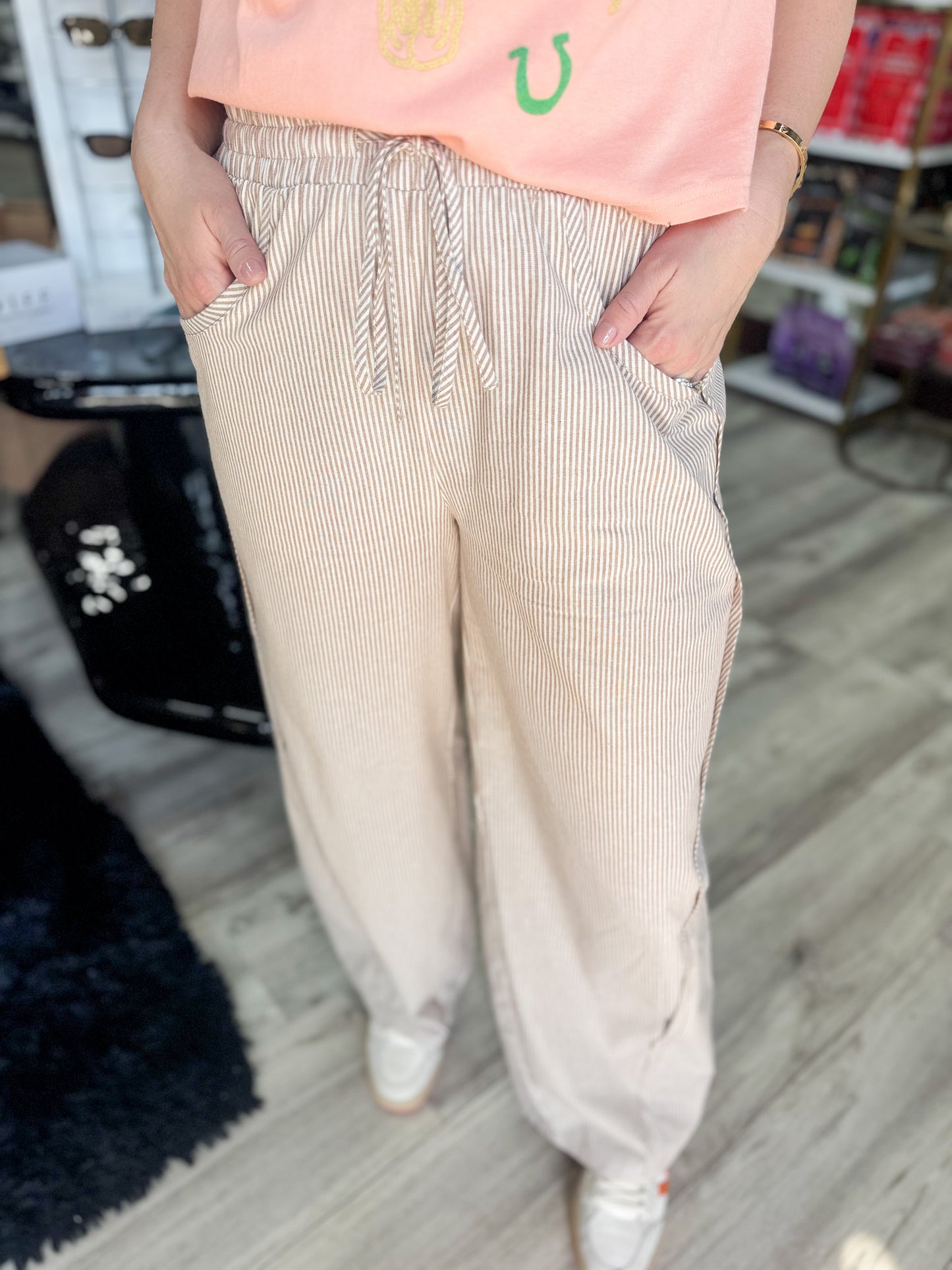 Get Comfortable Cotton Barrel Pants