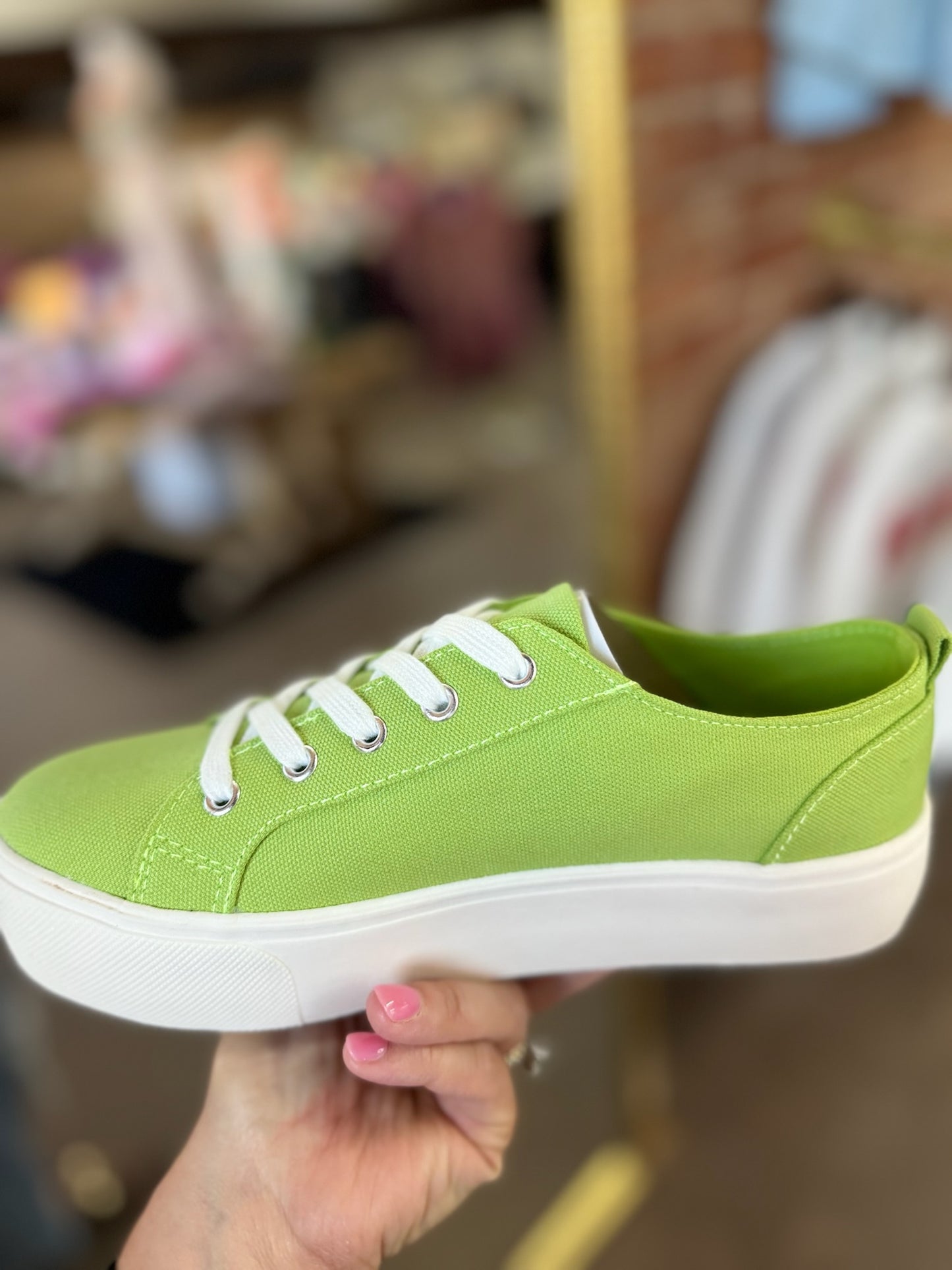 Lime Green Platform Shoe