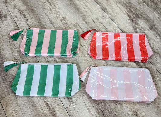 Beach Bum Cosmetic Vinyl Bags