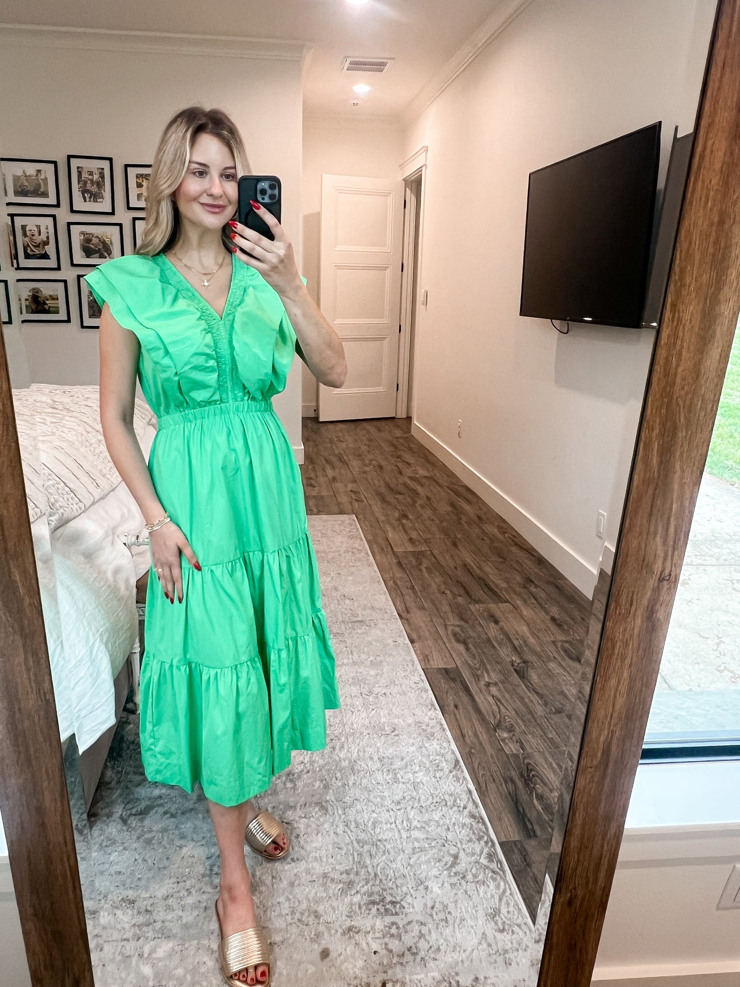 Sunday Picnic Midi Dress