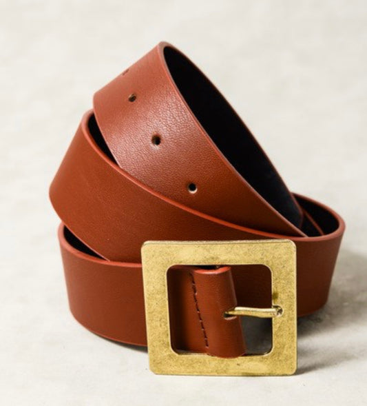 Square Buckle Belt
