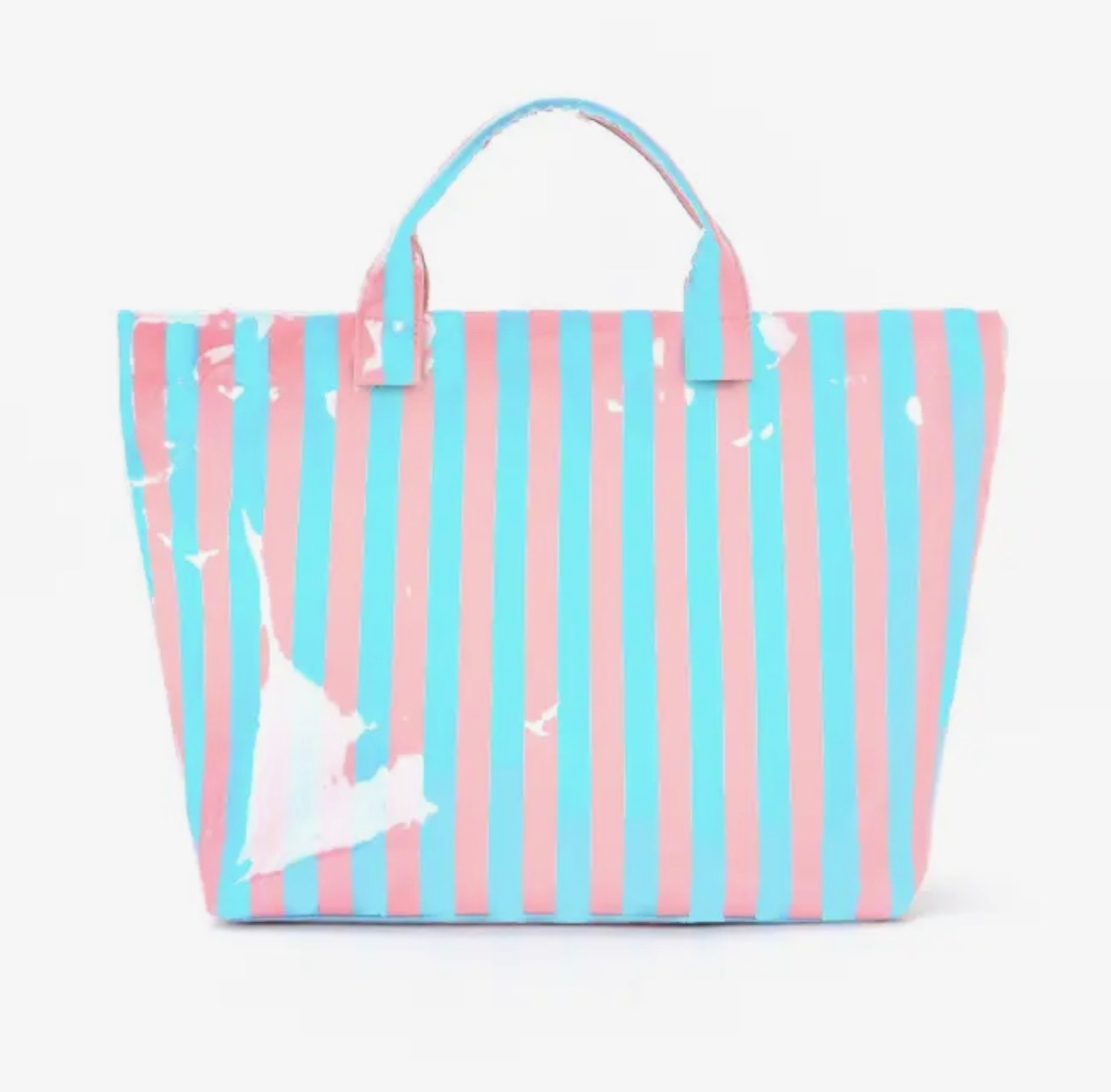 Beach Bum Striped Tote Bags