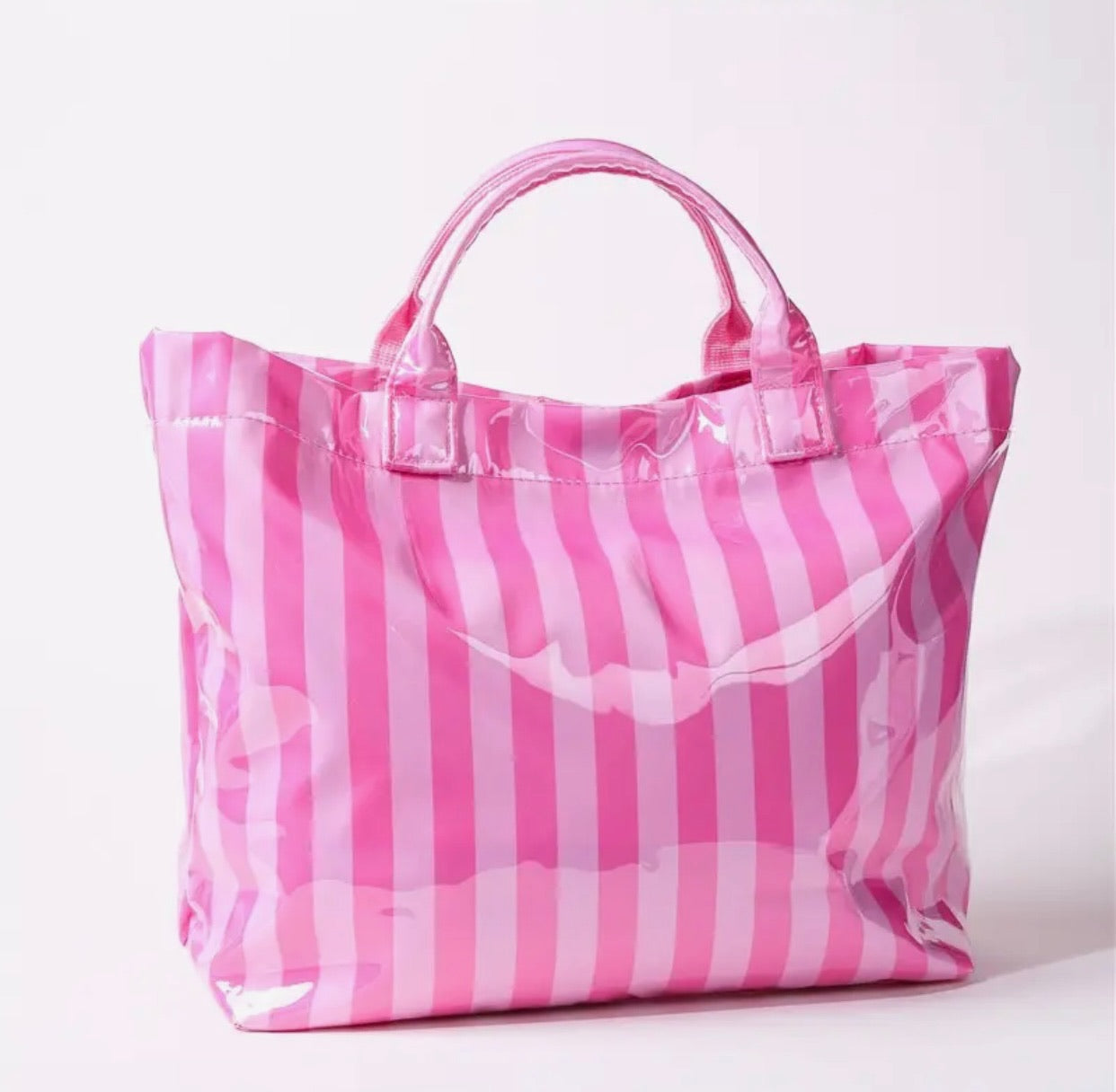 Beach Bum Striped Tote Bags