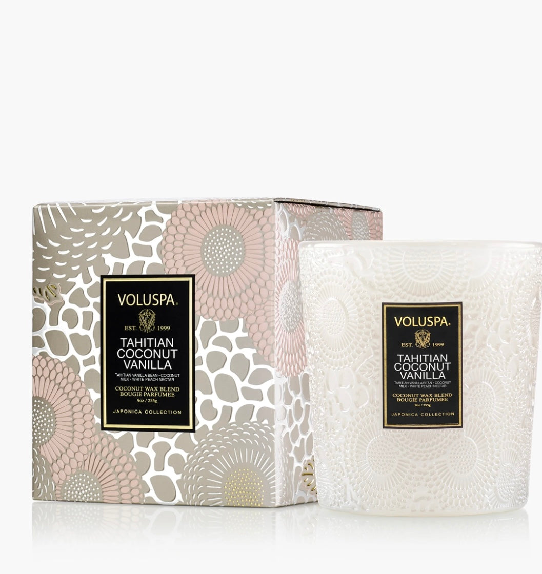 Voluspa Tahitian Coconut Vanilla Candle