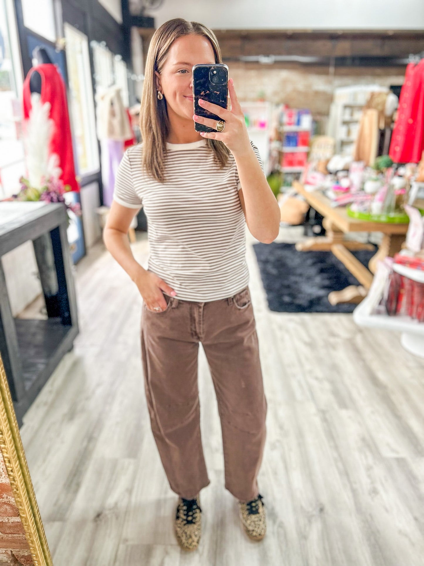 Espresso Barrel Jeans