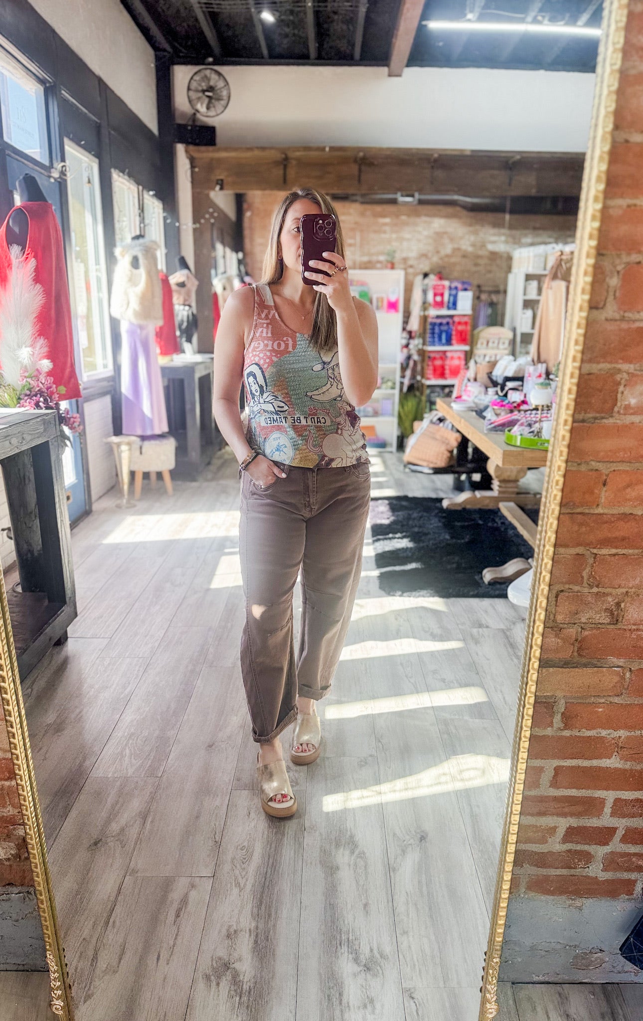 Espresso Barrel Jeans