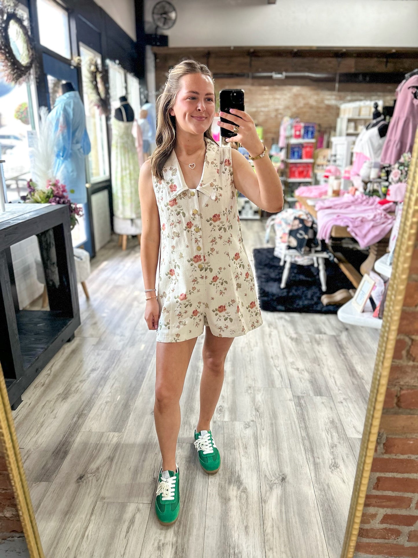 Magnolia Girl Romper