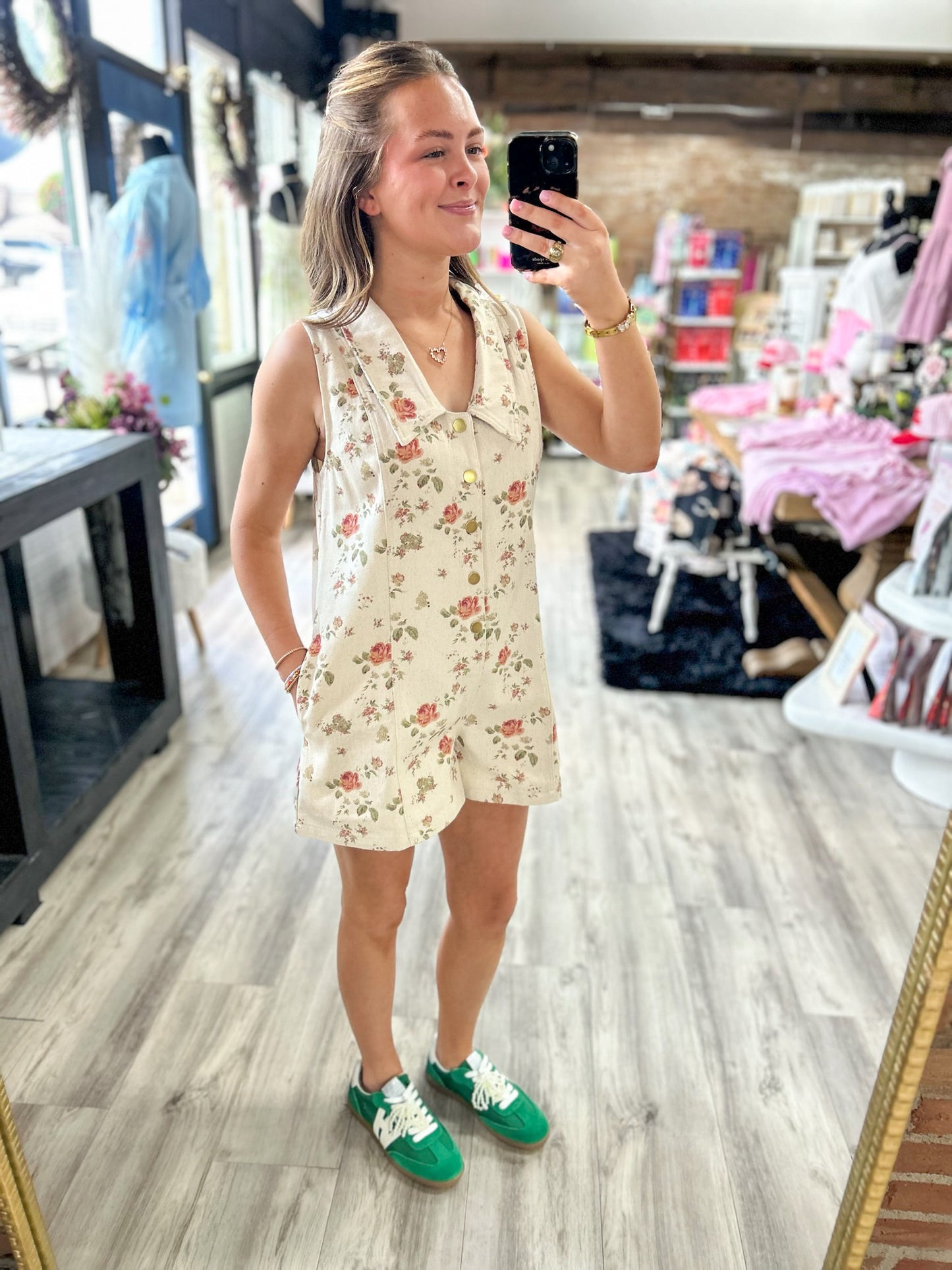 Magnolia Girl Romper