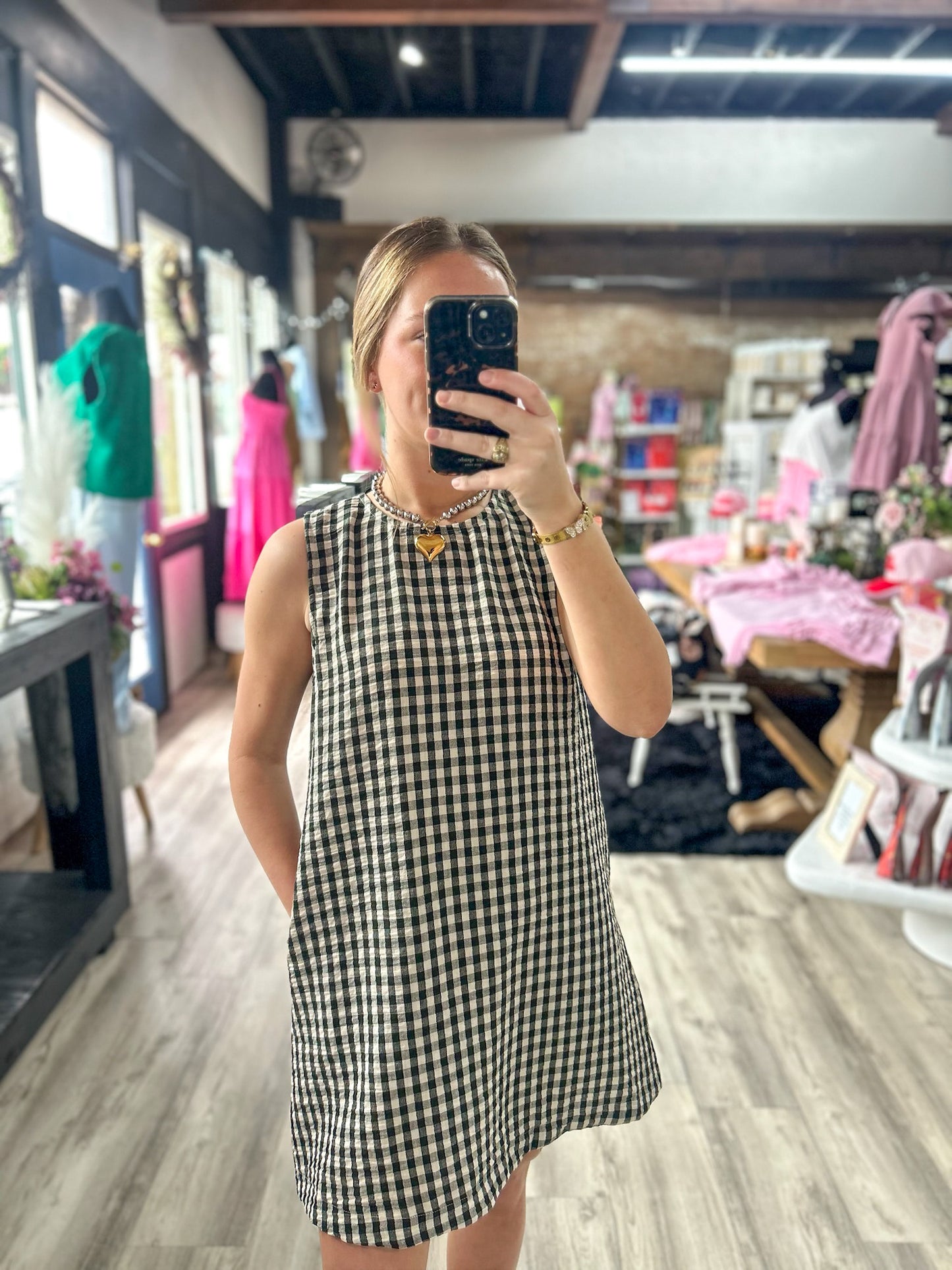 Check It Off Mini Dress
