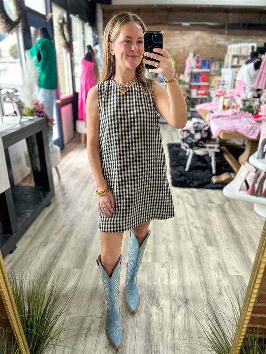 Check It Off Mini Dress