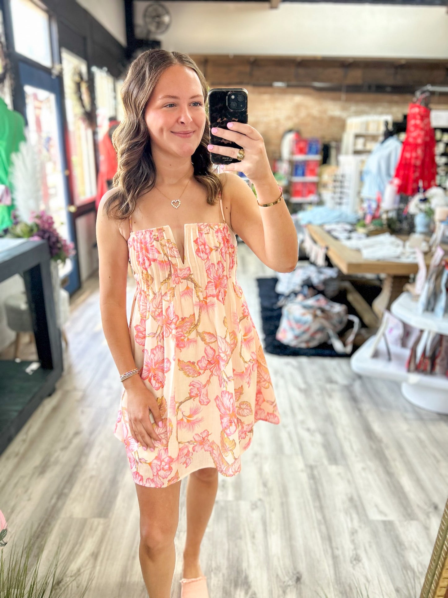 Hawaiian Tropic Mini Dress
