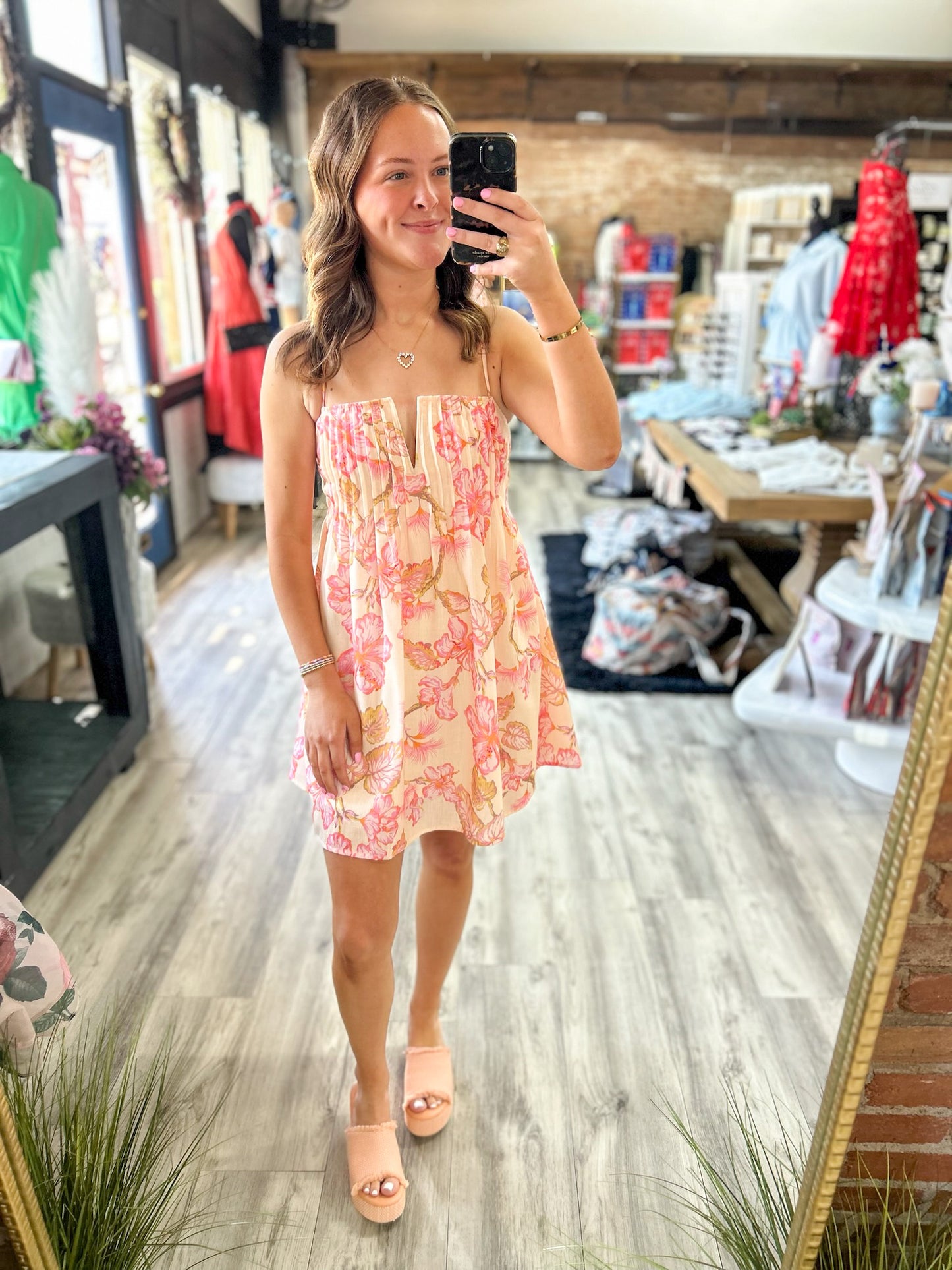 Hawaiian Tropic Mini Dress