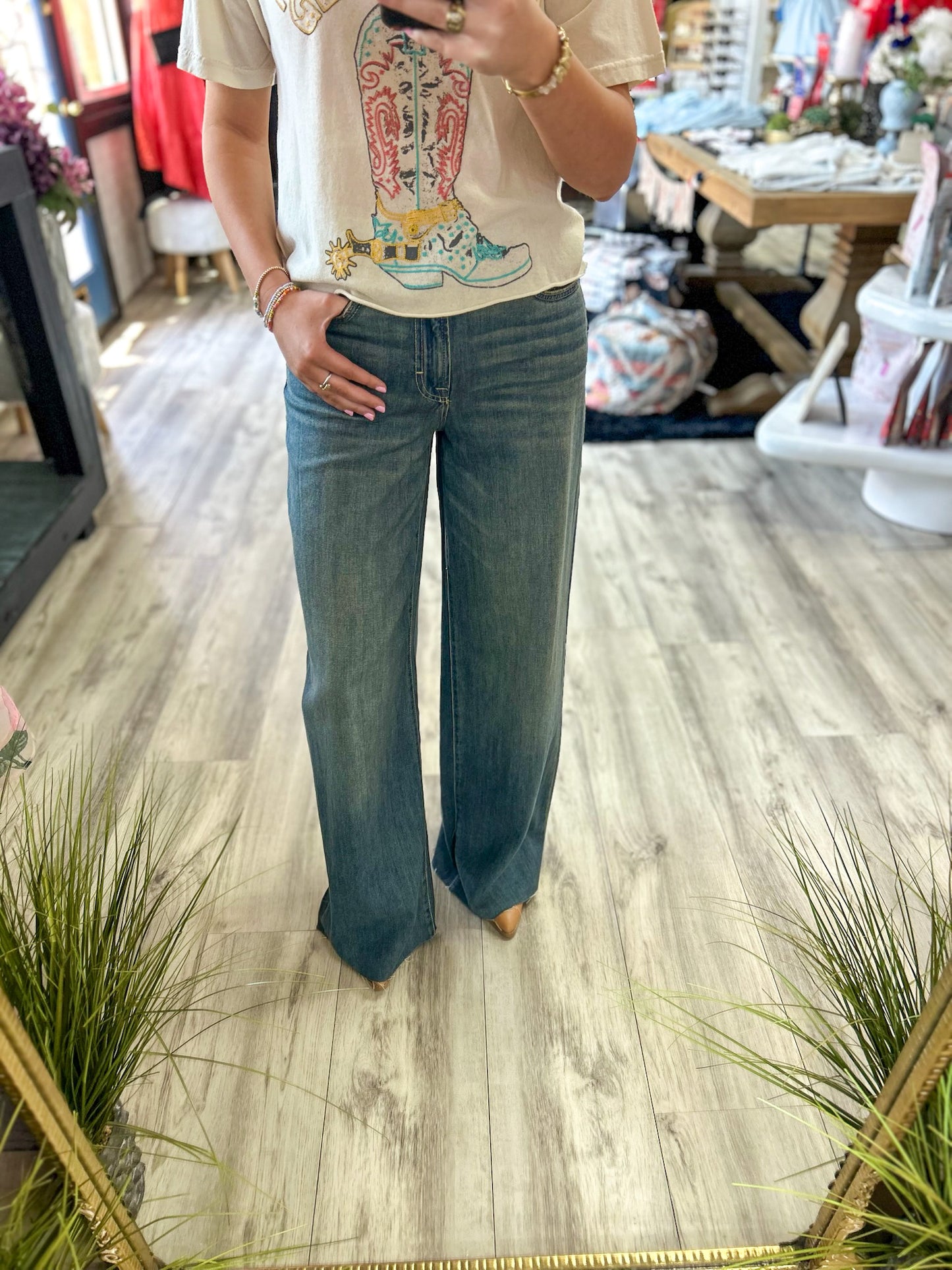Vintage Wide Leg Pants